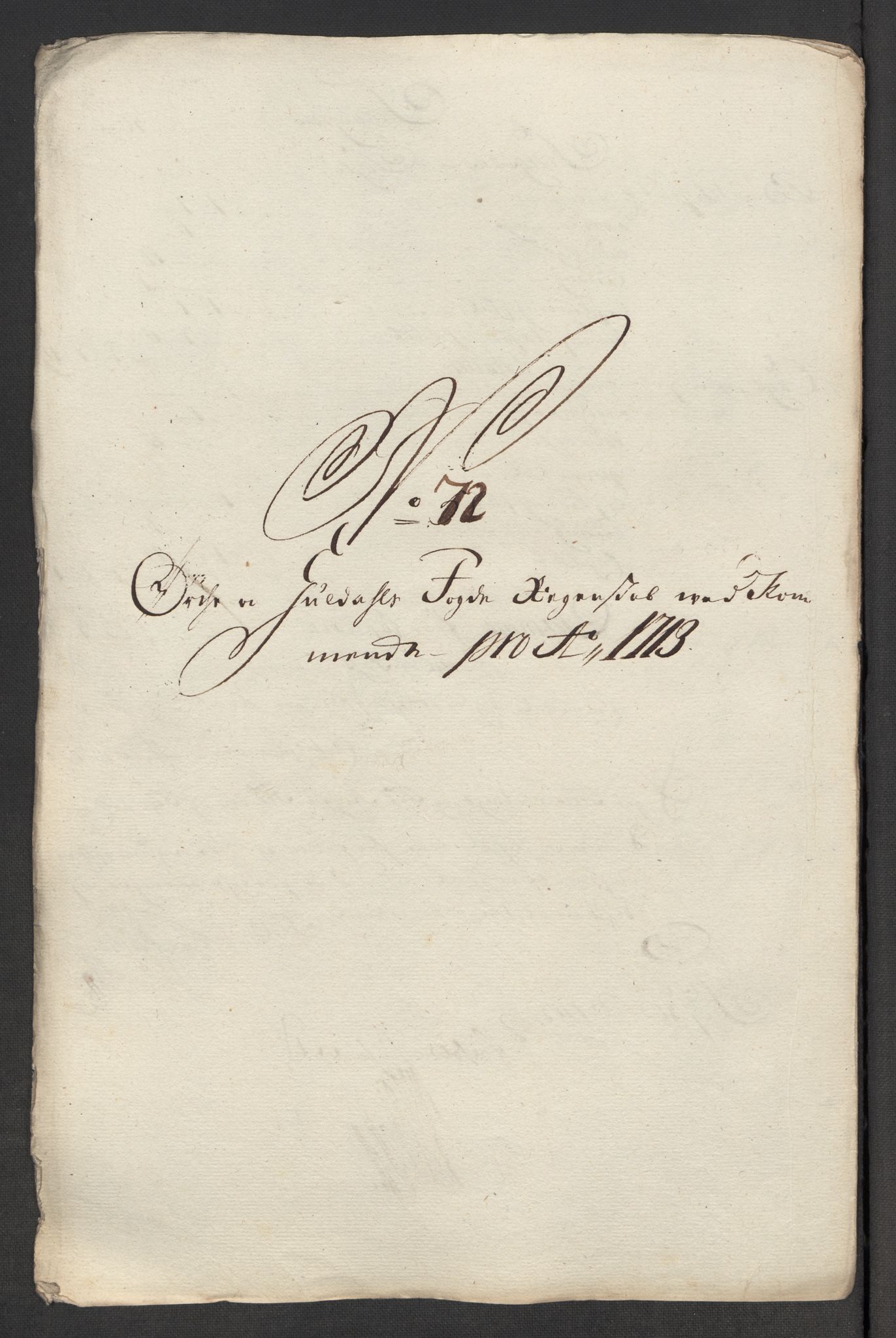 Rentekammeret inntil 1814, Reviderte regnskaper, Fogderegnskap, AV/RA-EA-4092/R60/L3964: Fogderegnskap Orkdal og Gauldal, 1713, p. 531