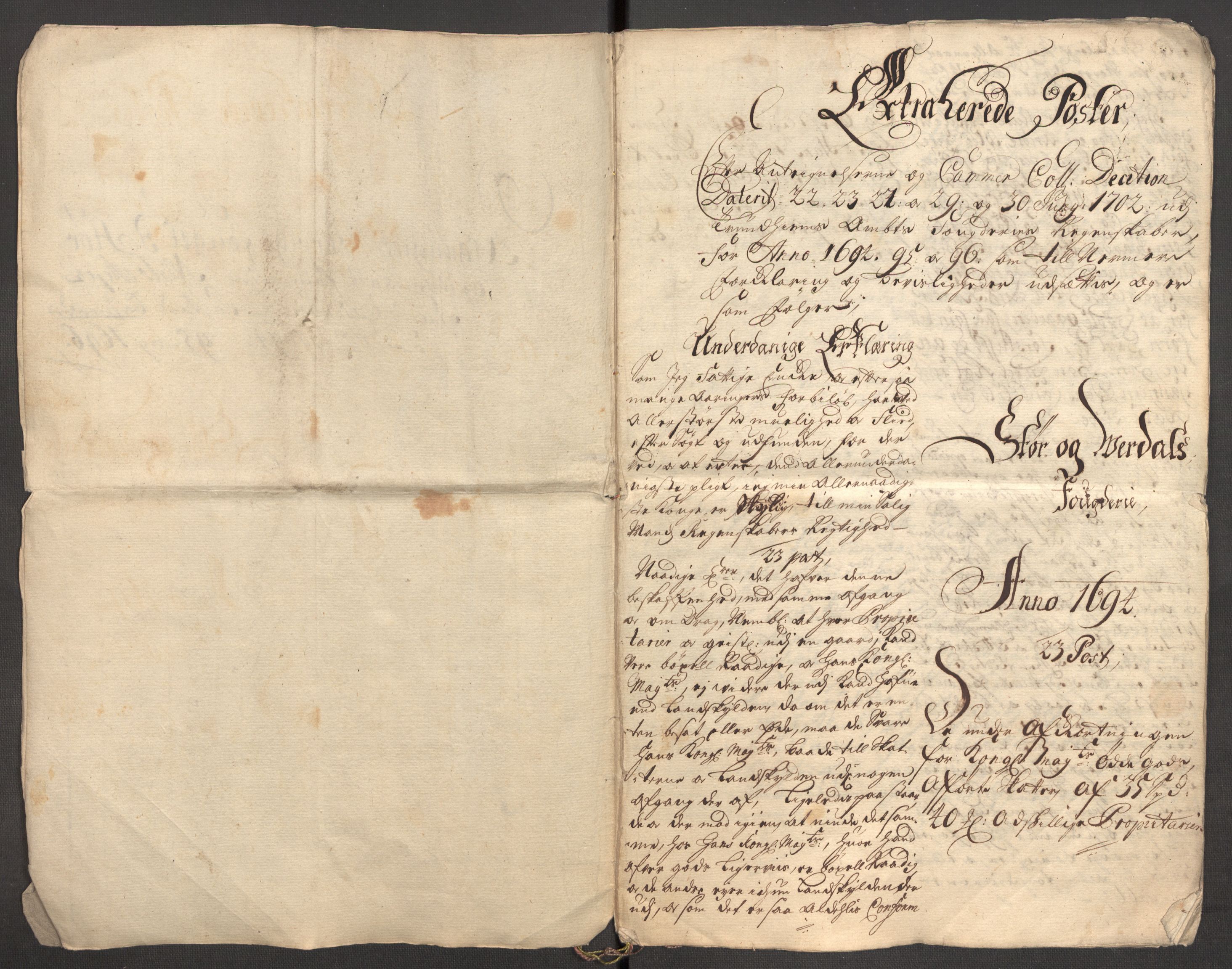 Rentekammeret inntil 1814, Reviderte regnskaper, Fogderegnskap, AV/RA-EA-4092/R62/L4188: Fogderegnskap Stjørdal og Verdal, 1696, p. 230