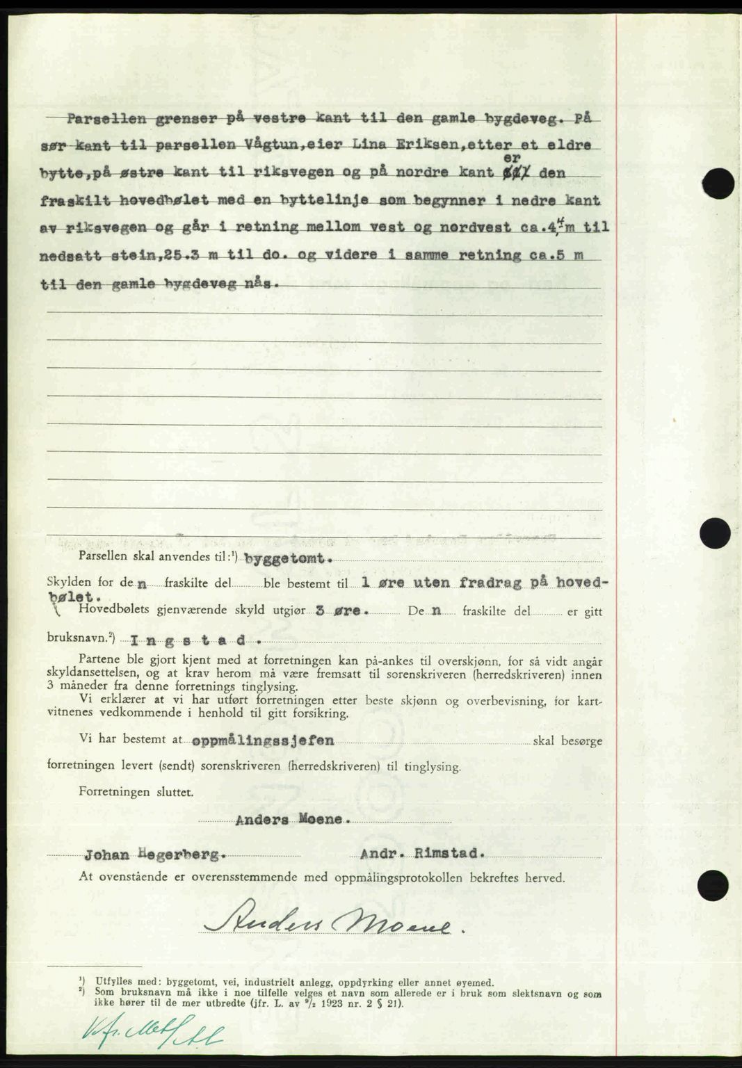 Nordmøre sorenskriveri, AV/SAT-A-4132/1/2/2Ca: Mortgage book no. A115, 1950-1950, Diary no: : 1678/1950