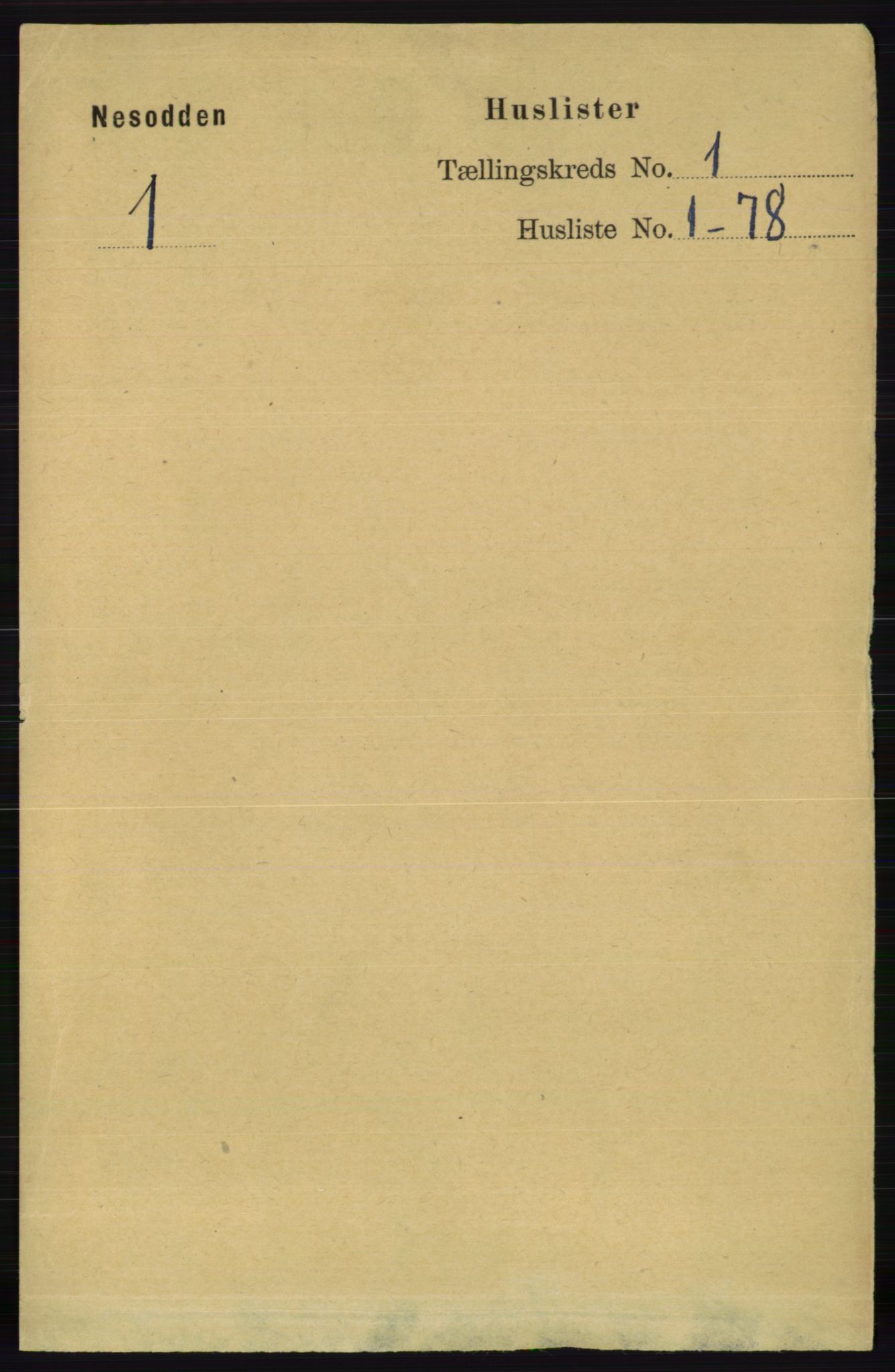 RA, 1891 census for 0216 Nesodden, 1891, p. 16