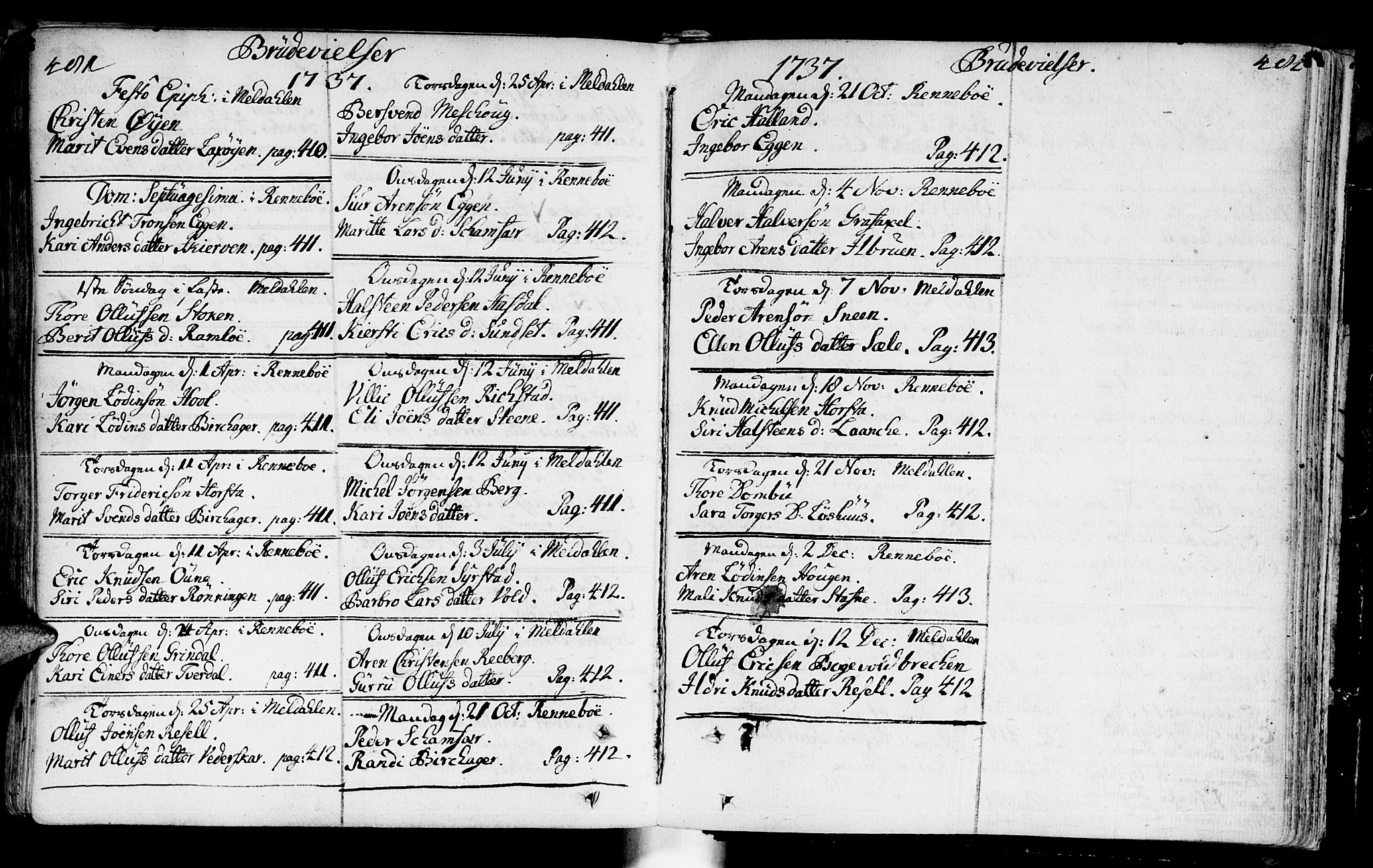 Ministerialprotokoller, klokkerbøker og fødselsregistre - Sør-Trøndelag, SAT/A-1456/672/L0850: Parish register (official) no. 672A03, 1725-1751, p. 481-482