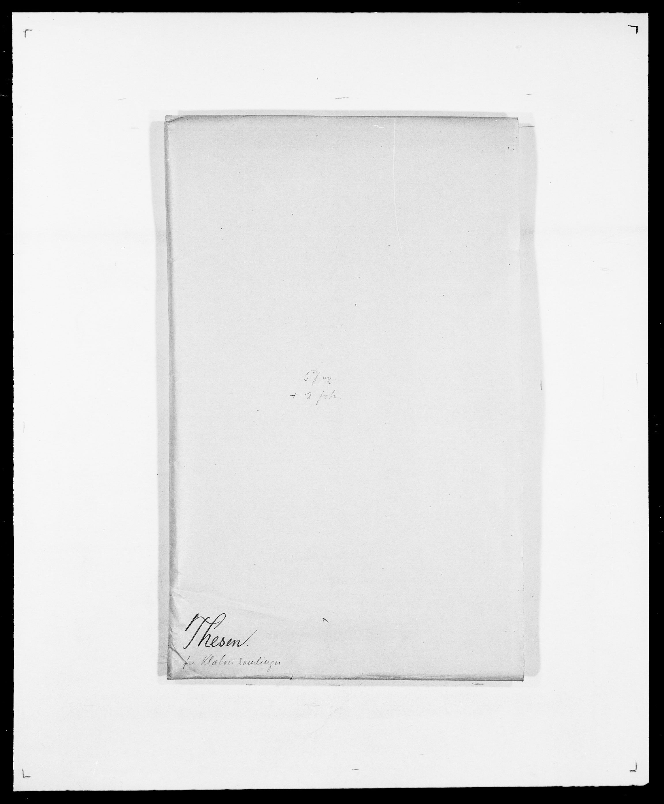Delgobe, Charles Antoine - samling, SAO/PAO-0038/D/Da/L0038: Svanenskjold - Thornsohn, p. 581