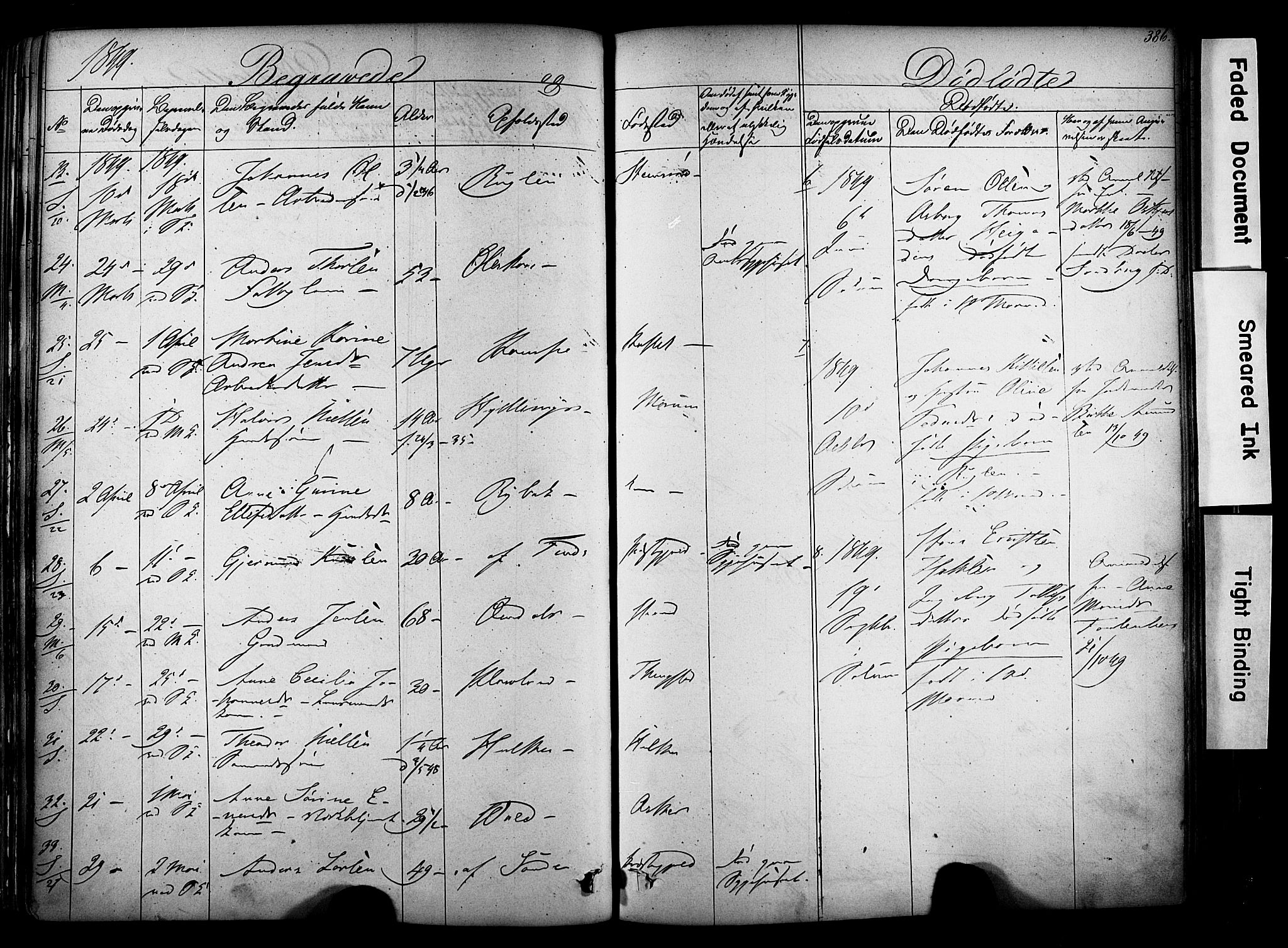 Solum kirkebøker, AV/SAKO-A-306/F/Fa/L0006: Parish register (official) no. I 6, 1844-1855, p. 386