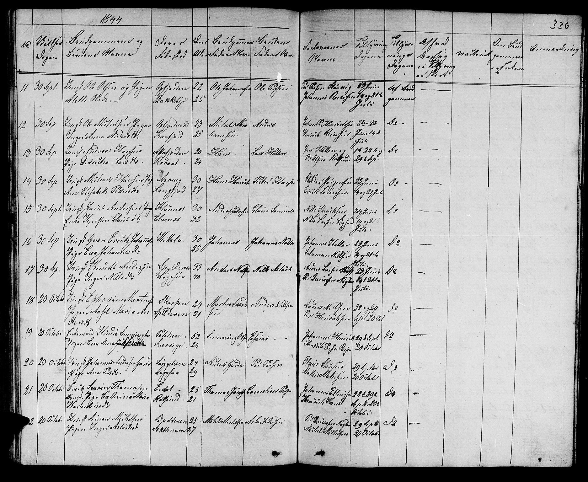 Skjervøy sokneprestkontor, SATØ/S-1300/H/Ha/Hab/L0002klokker: Parish register (copy) no. 2, 1839-1848, p. 335-336