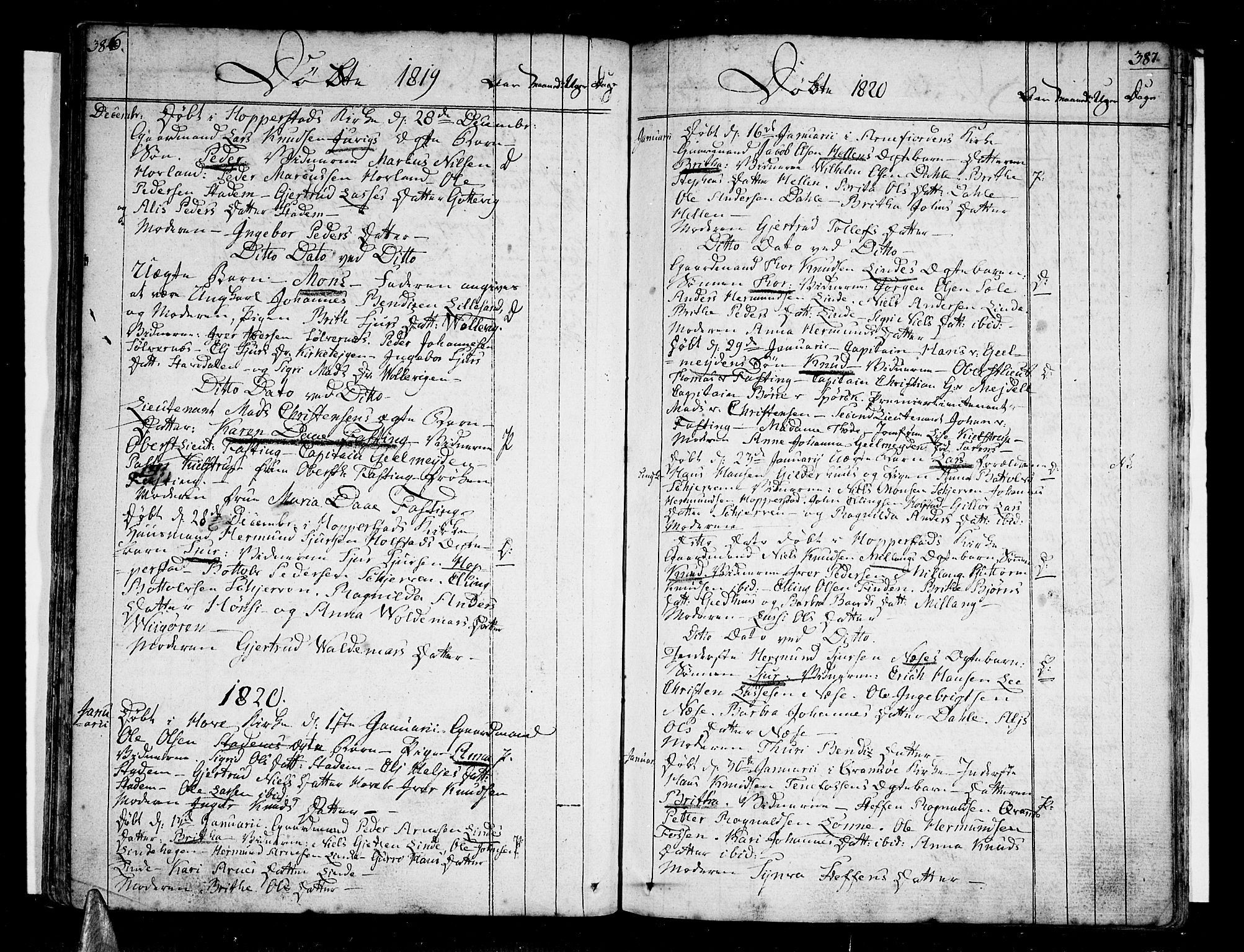 Vik sokneprestembete, SAB/A-81501: Parish register (official) no. A 5, 1787-1820, p. 386-387