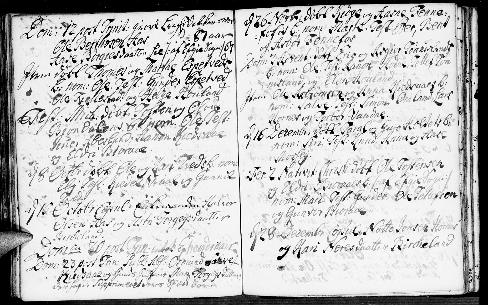 Evje sokneprestkontor, AV/SAK-1111-0008/F/Fa/Fab/L0001: Parish register (official) no. A 1, 1704-1764, p. 200-201