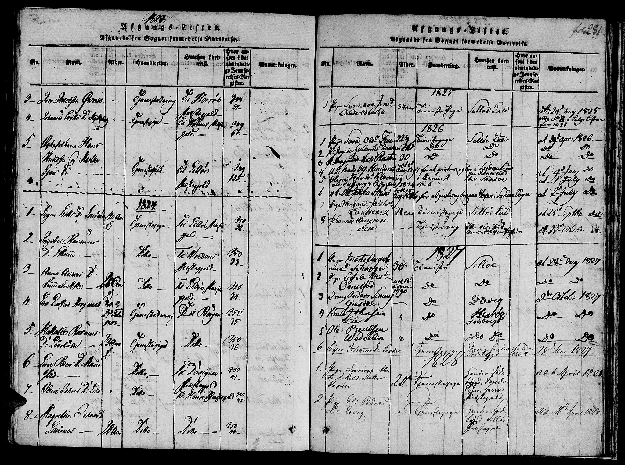 Ministerialprotokoller, klokkerbøker og fødselsregistre - Møre og Romsdal, AV/SAT-A-1454/501/L0004: Parish register (official) no. 501A04, 1816-1831, p. 281