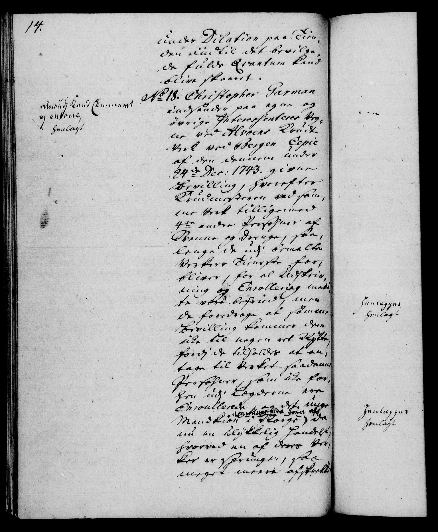Rentekammeret, Kammerkanselliet, AV/RA-EA-3111/G/Gh/Gha/L0029: Norsk ekstraktmemorialprotokoll (merket RK 53.74), 1748-1749, p. 13