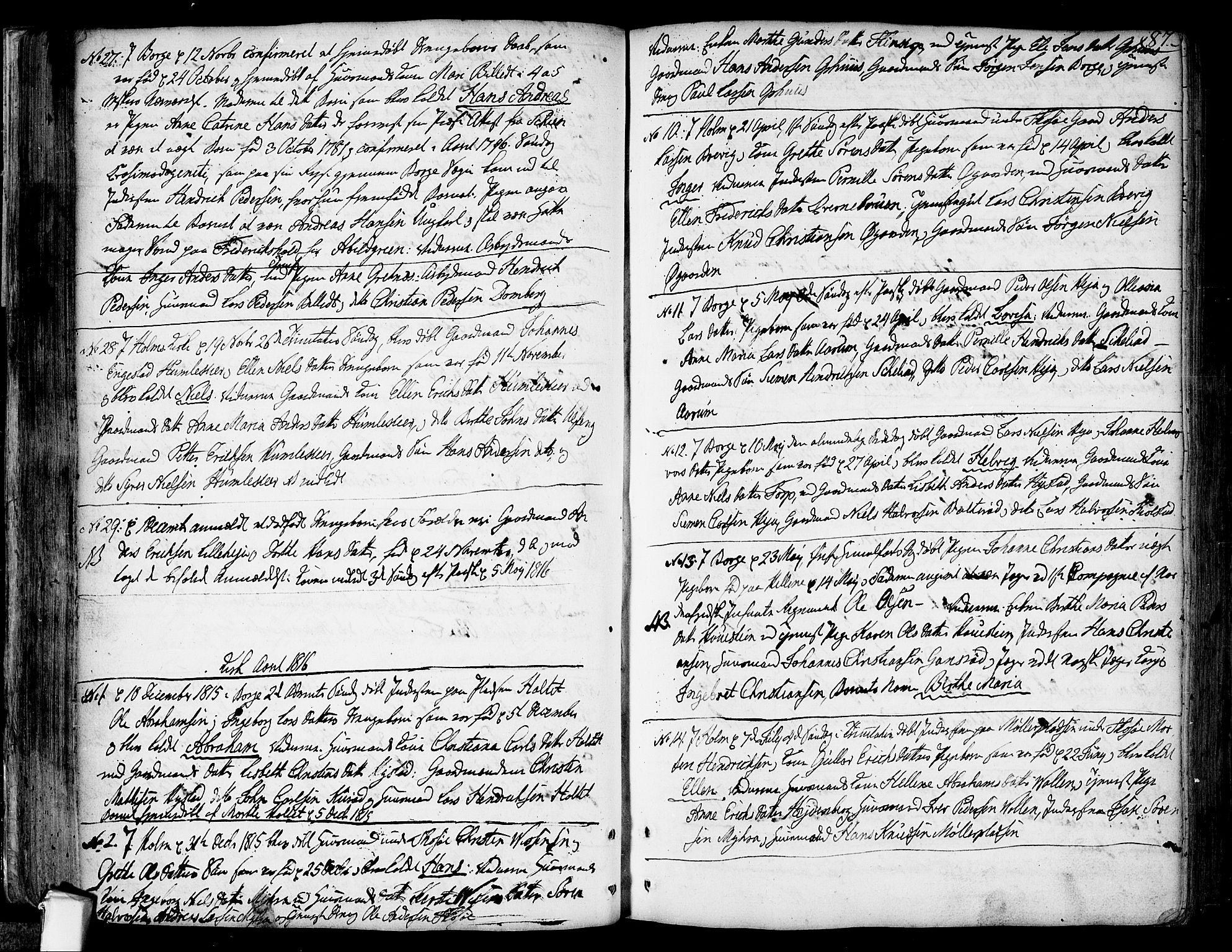 Borge prestekontor Kirkebøker, SAO/A-10903/F/Fa/L0002: Parish register (official) no. I 2, 1791-1817, p. 87