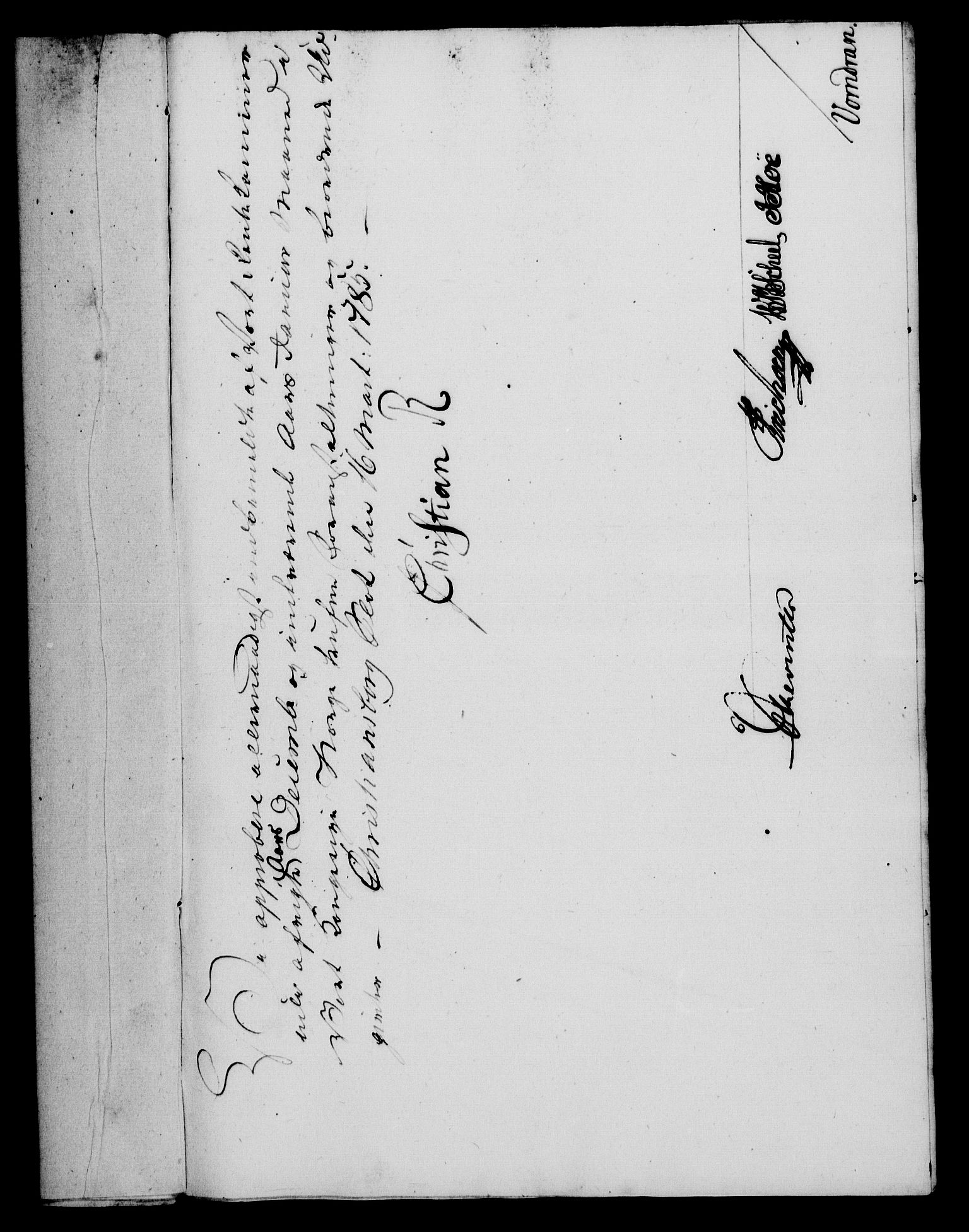 Rentekammeret, Kammerkanselliet, RA/EA-3111/G/Gf/Gfa/L0067: Norsk relasjons- og resolusjonsprotokoll (merket RK 52.67), 1785, p. 205