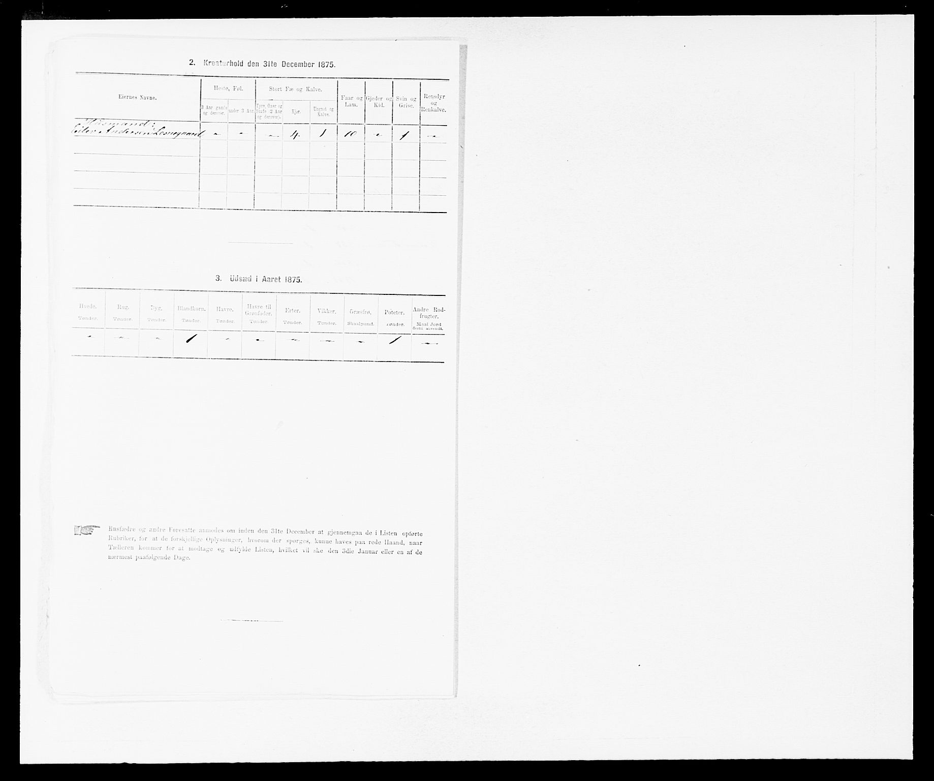 SAB, 1875 census for 1411P Eivindvik, 1875, p. 943