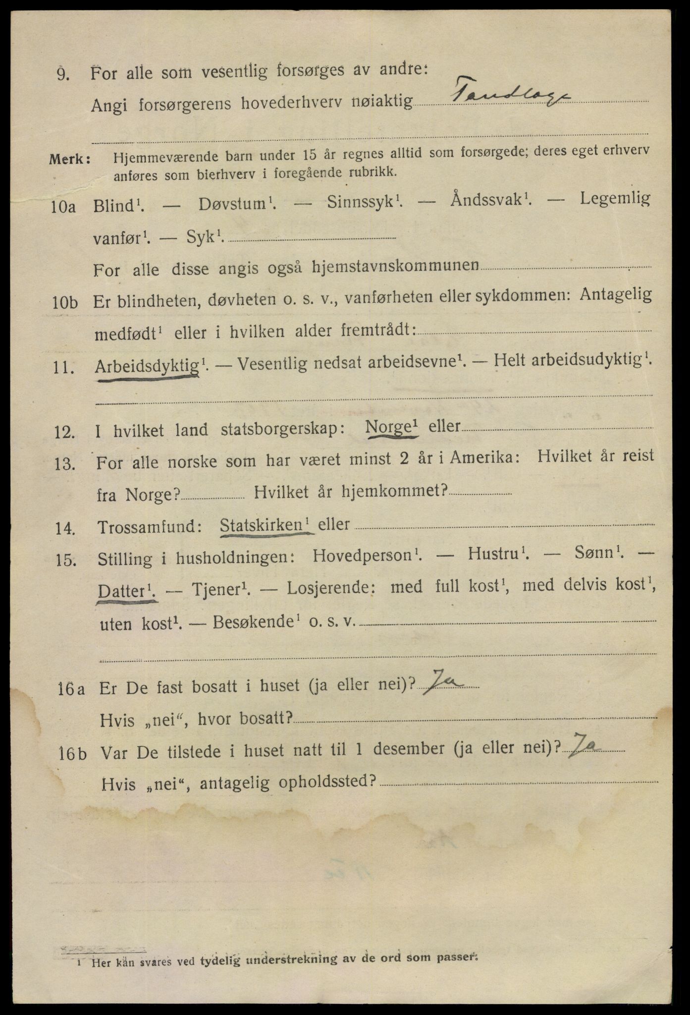 SAO, 1920 census for Fredrikstad, 1920, p. 26724