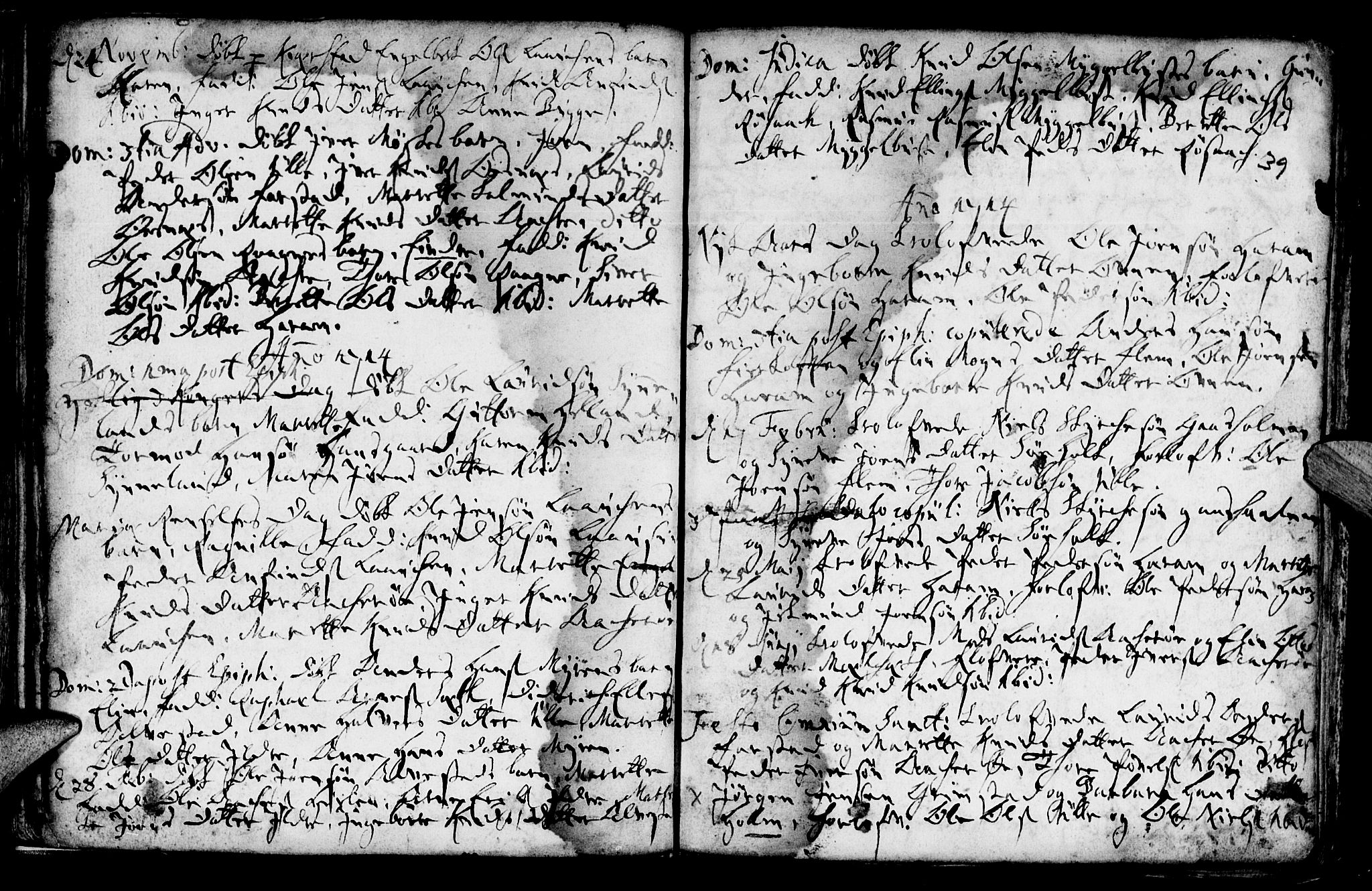 Ministerialprotokoller, klokkerbøker og fødselsregistre - Møre og Romsdal, SAT/A-1454/536/L0491: Parish register (official) no. 536A01 /1, 1689-1737, p. 39