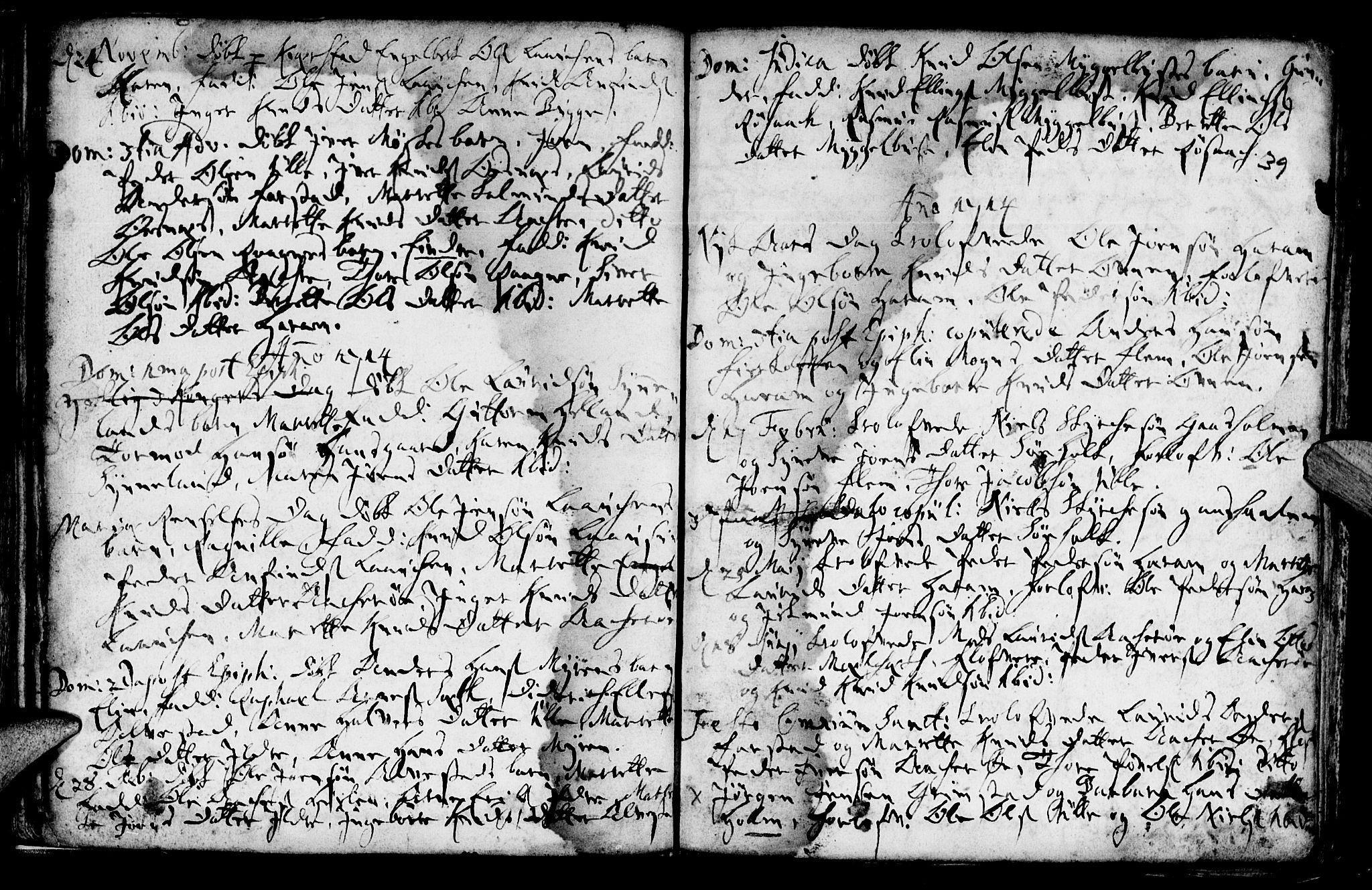 Ministerialprotokoller, klokkerbøker og fødselsregistre - Møre og Romsdal, AV/SAT-A-1454/536/L0491: Parish register (official) no. 536A01 /1, 1689-1737, p. 39