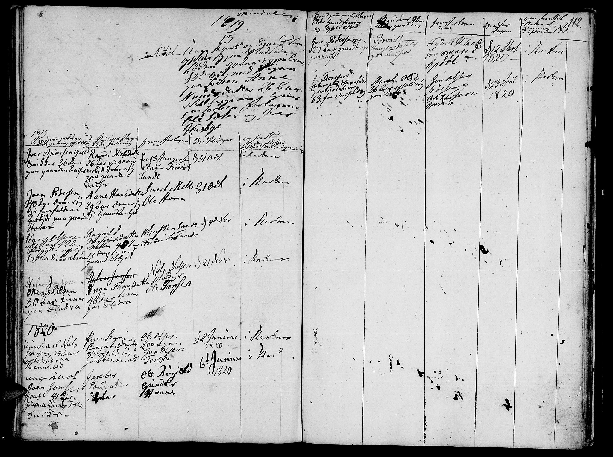 Ministerialprotokoller, klokkerbøker og fødselsregistre - Møre og Romsdal, SAT/A-1454/590/L1008: Parish register (official) no. 590A02, 1794-1820, p. 112