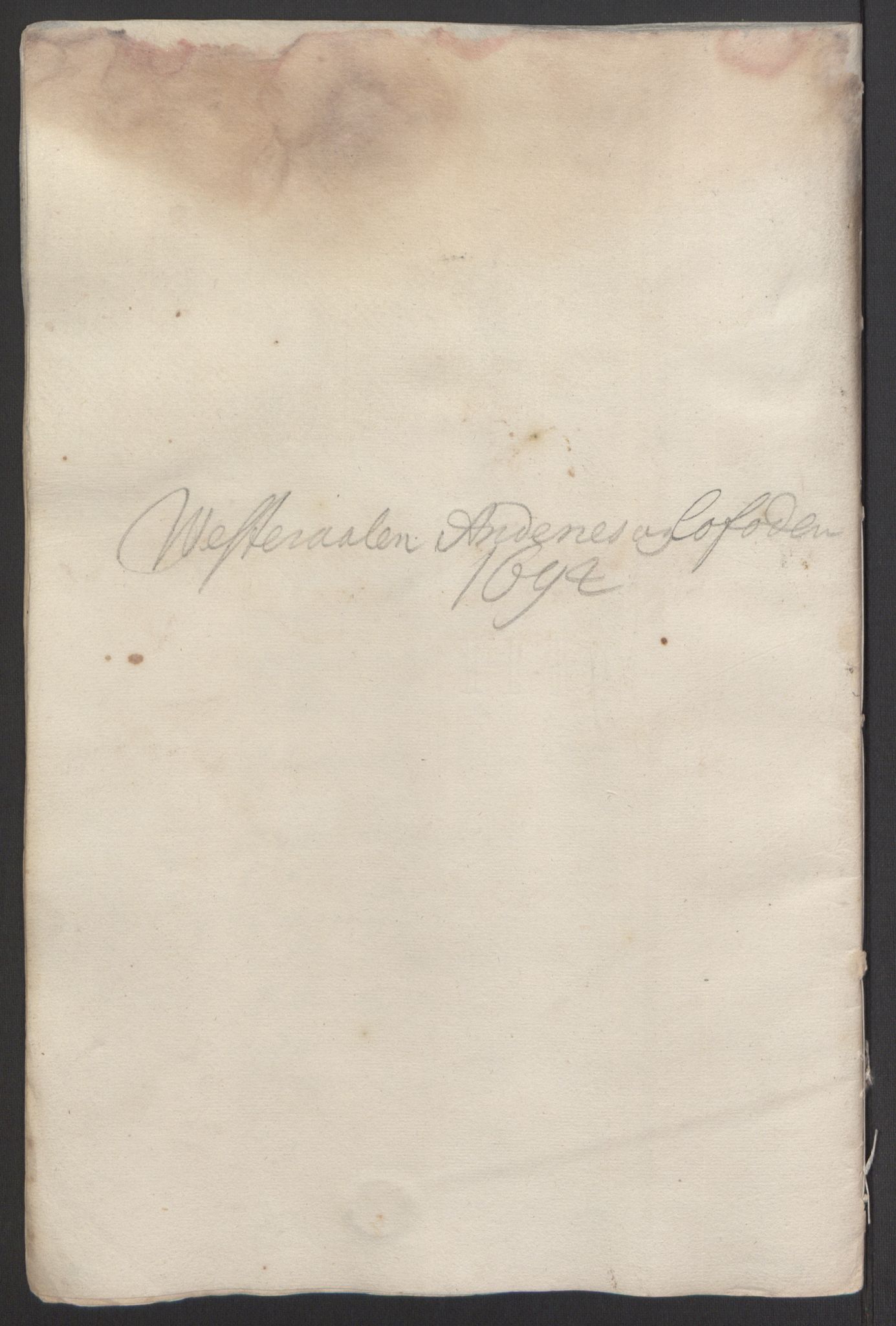 Rentekammeret inntil 1814, Reviderte regnskaper, Fogderegnskap, RA/EA-4092/R67/L4677: Fogderegnskap Vesterålen, Andenes og Lofoten, 1694-1695, p. 69