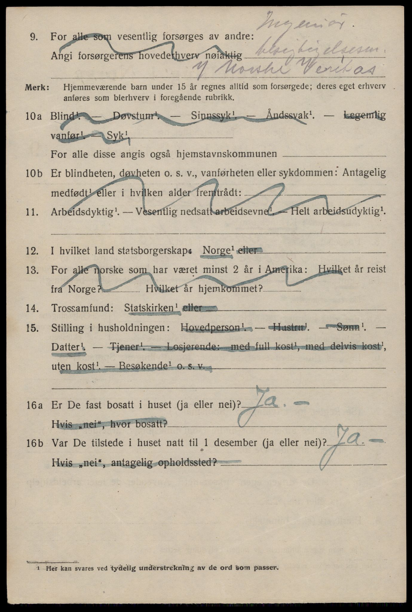 SAST, 1920 census for Haugesund, 1920, p. 32810