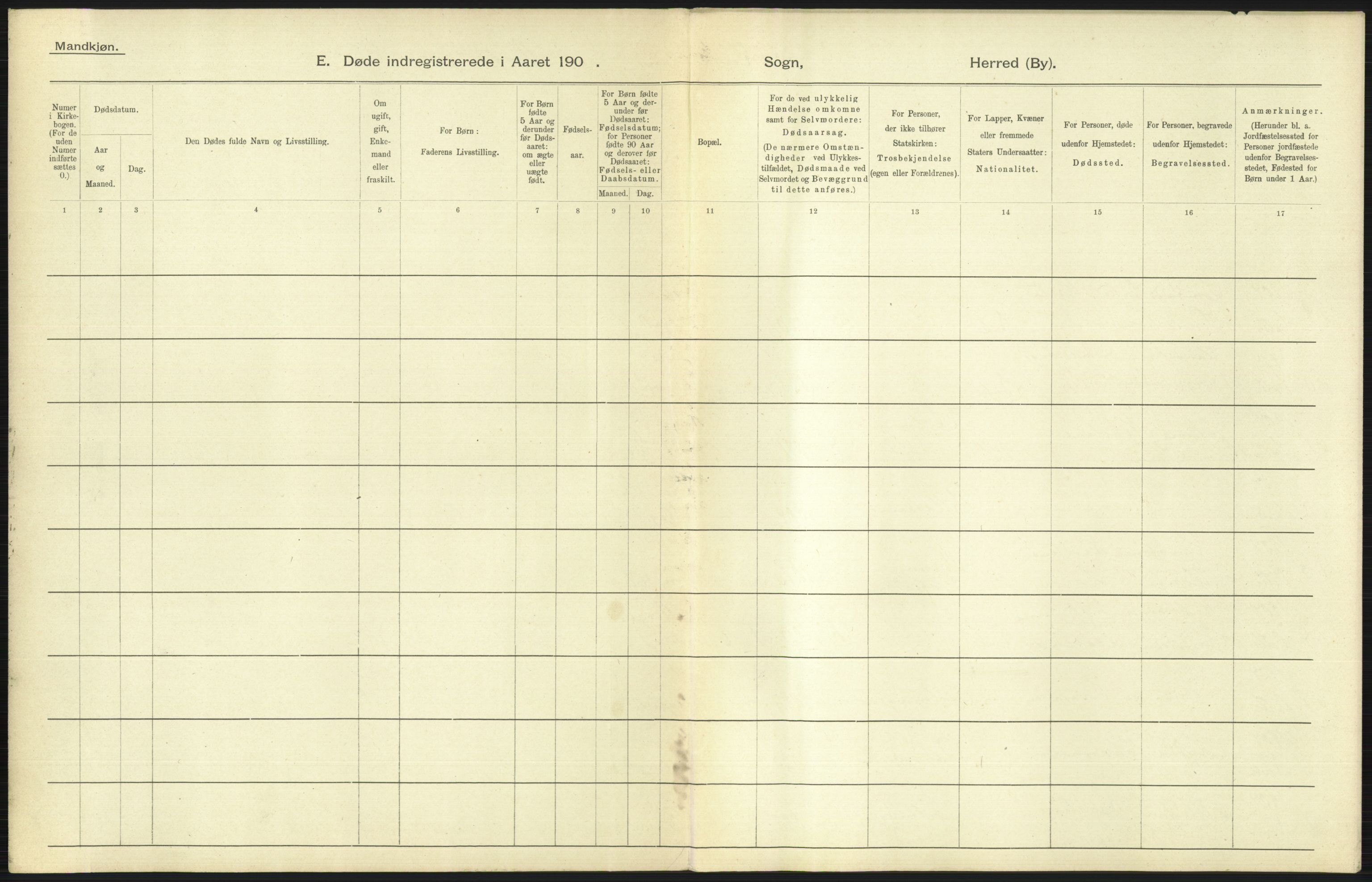 Statistisk sentralbyrå, Sosiodemografiske emner, Befolkning, AV/RA-S-2228/D/Df/Dfa/Dfab/L0014: Bergen: Fødte, gifte, døde, 1904, p. 359