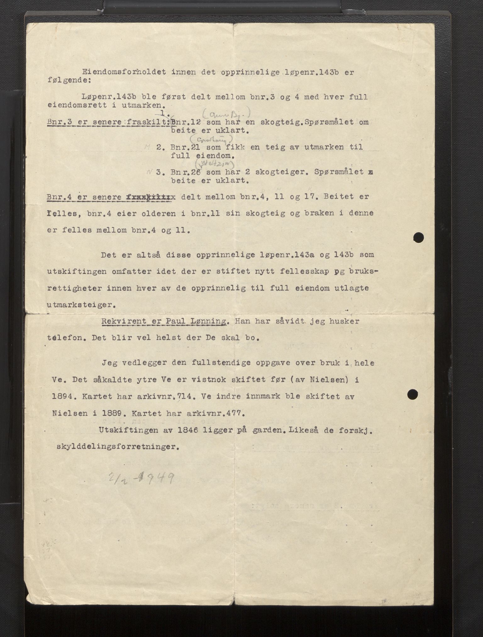 Hordaland jordskiftedøme - VII Indre Sunnhordland jordskiftedistrikt, AV/SAB-A-7401/B/Bb/L0003: Etne gnr. 14-23, 1949-1953, p. 17