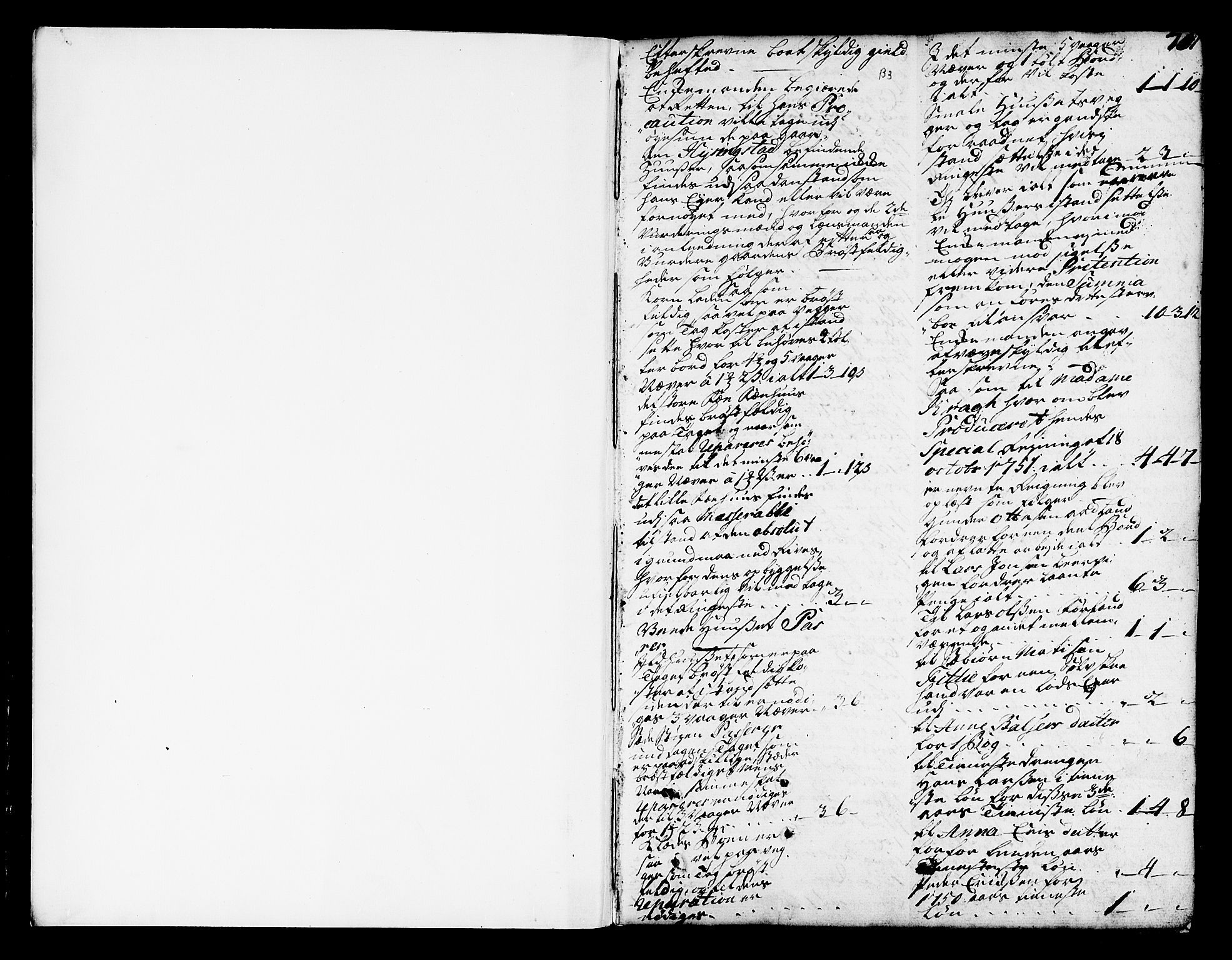 Sunnhordland sorenskrivar, SAB/A-2401/1/H/Ha/Haa/L0006: Skifteprotokollar. Register på lesesal. Fol. 1061- ut, 1751-1753, p. 700b-701a