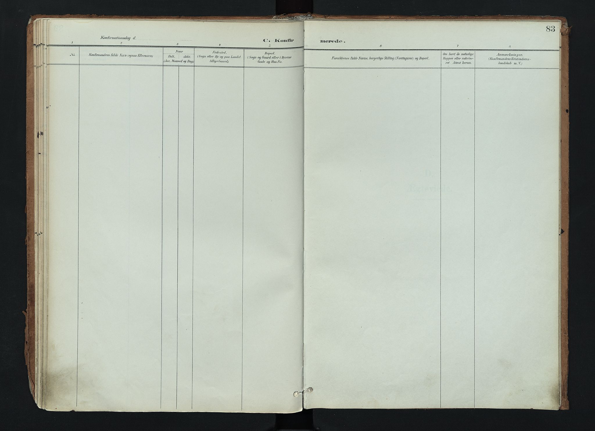 Nord-Aurdal prestekontor, SAH/PREST-132/H/Ha/Haa/L0017: Parish register (official) no. 17, 1897-1926, p. 83