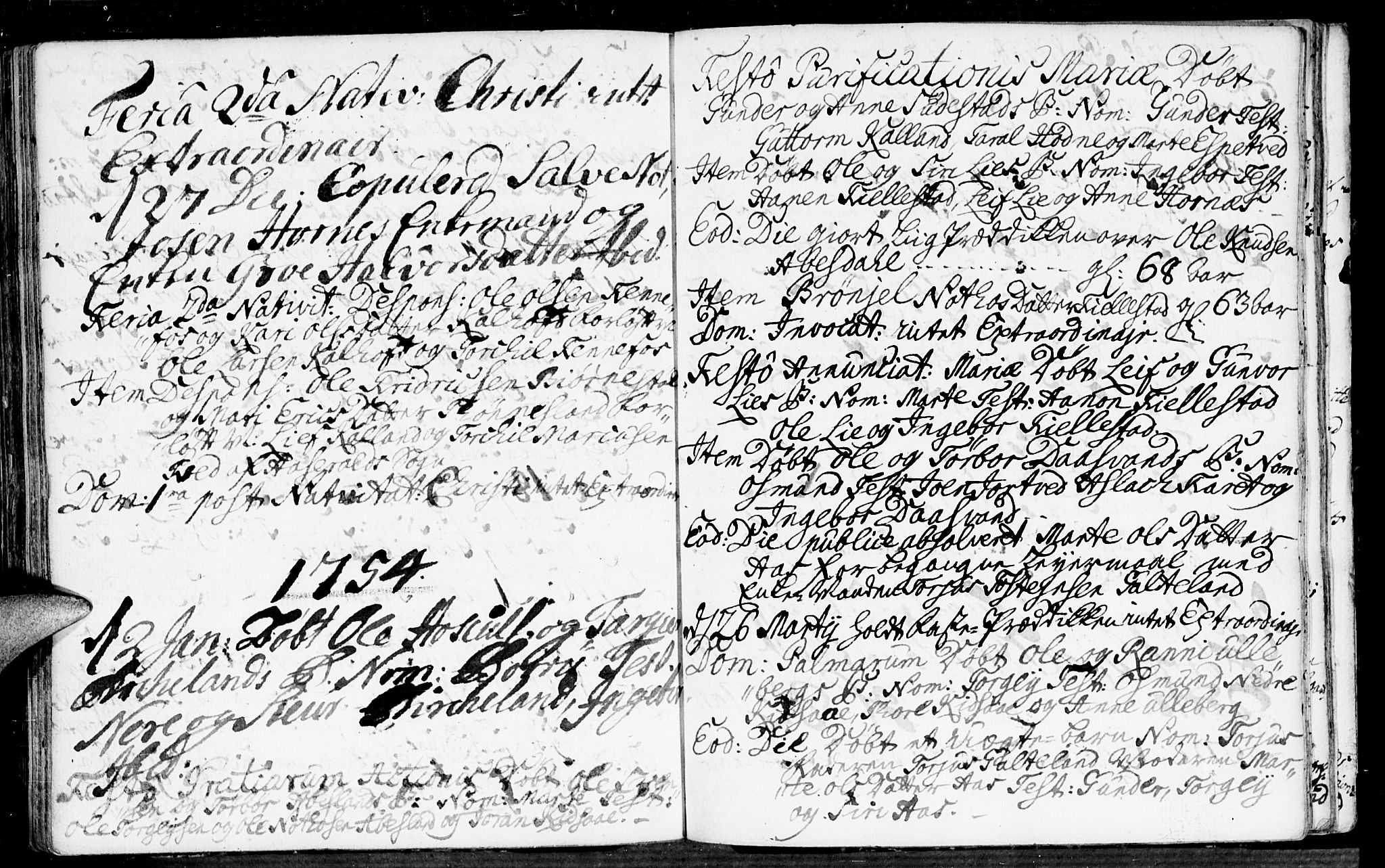 Evje sokneprestkontor, AV/SAK-1111-0008/F/Fa/Fab/L0001: Parish register (official) no. A 1, 1704-1764, p. 222-223