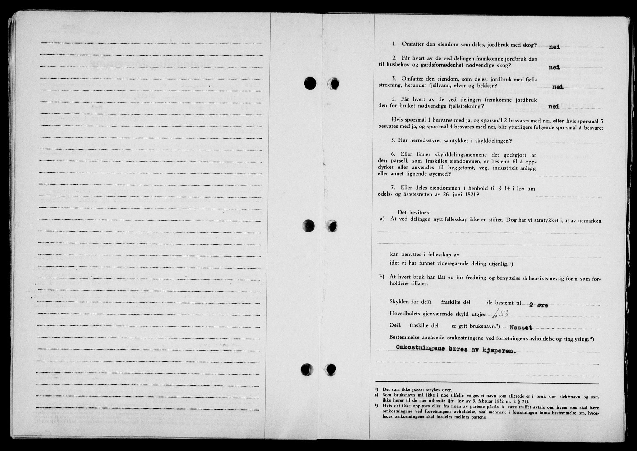 Lofoten sorenskriveri, SAT/A-0017/1/2/2C/L0021a: Mortgage book no. 21a, 1949-1949, Diary no: : 2080/1949