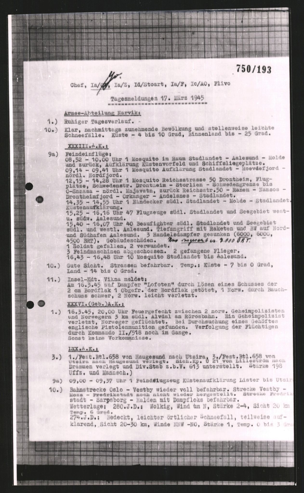 Forsvarets Overkommando. 2 kontor. Arkiv 11.4. Spredte tyske arkivsaker, AV/RA-RAFA-7031/D/Dar/Dara/L0008: Krigsdagbøker for 20. Gebirgs-Armee-Oberkommando (AOK 20), 1945, p. 517