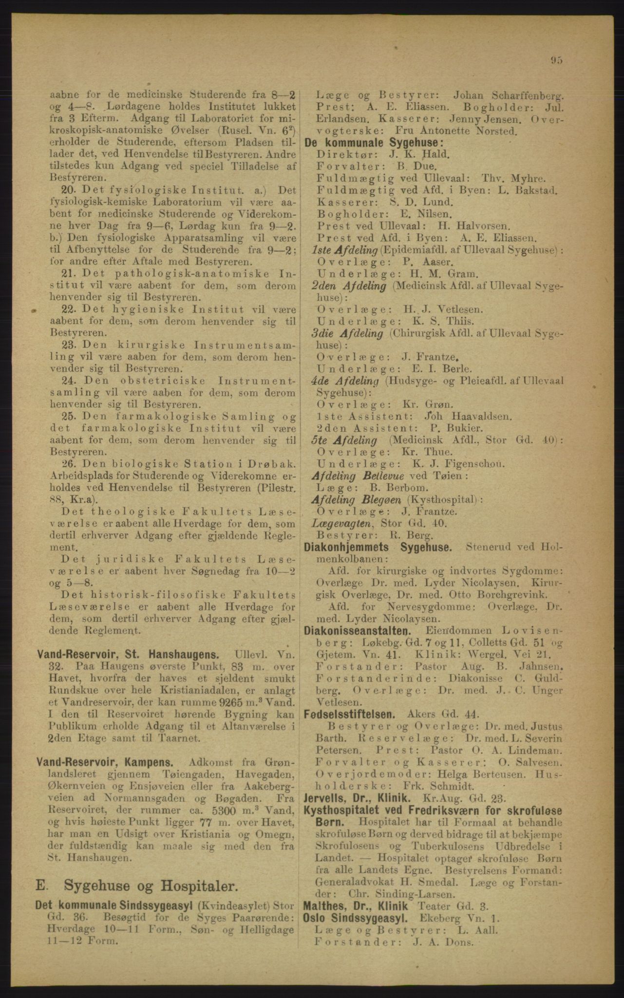 Kristiania/Oslo adressebok, PUBL/-, 1906, p. 95