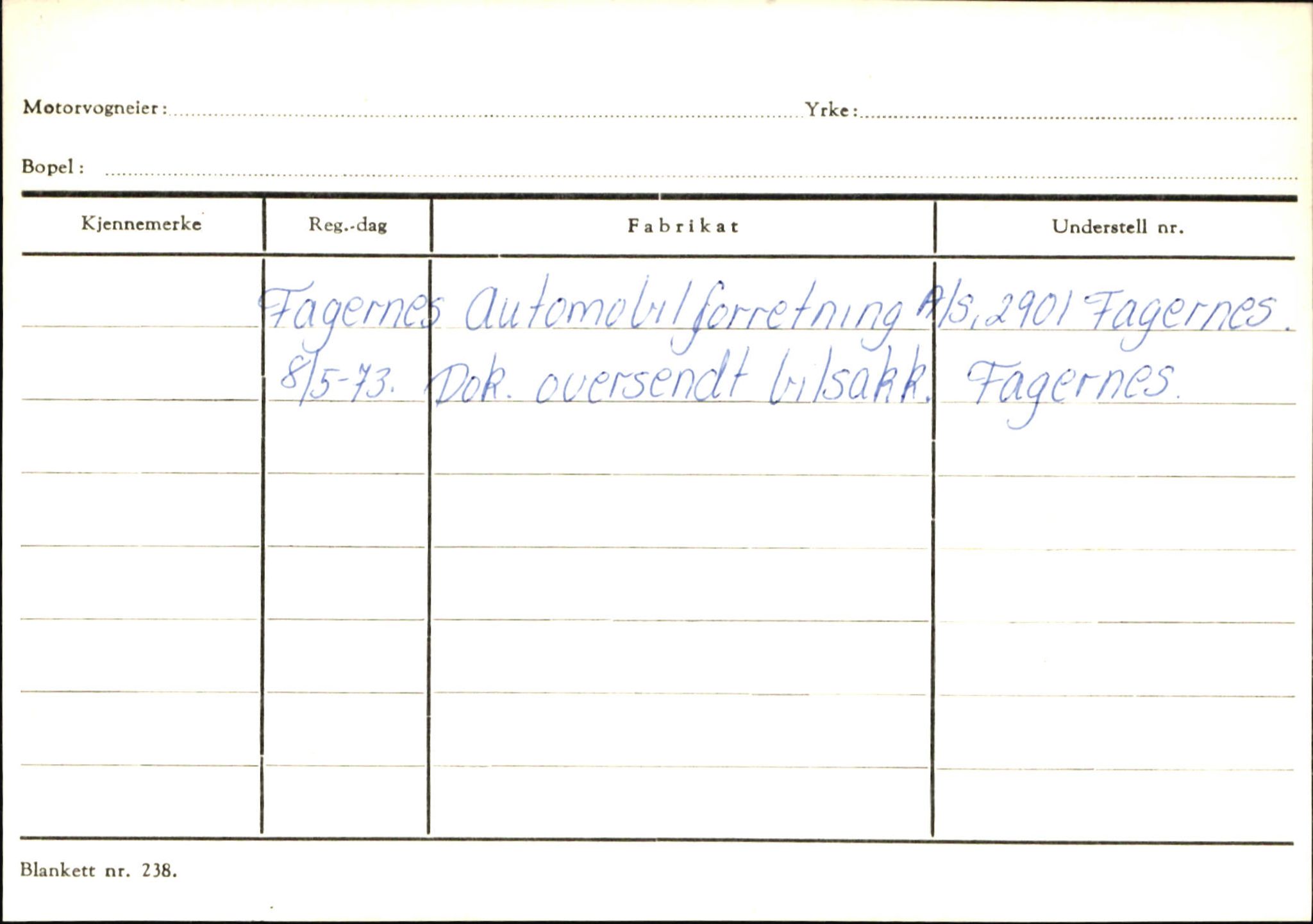 Statens vegvesen, Sogn og Fjordane vegkontor, AV/SAB-A-5301/4/F/L0146: Registerkort Årdal R-Å samt diverse kort, 1945-1975, p. 1379