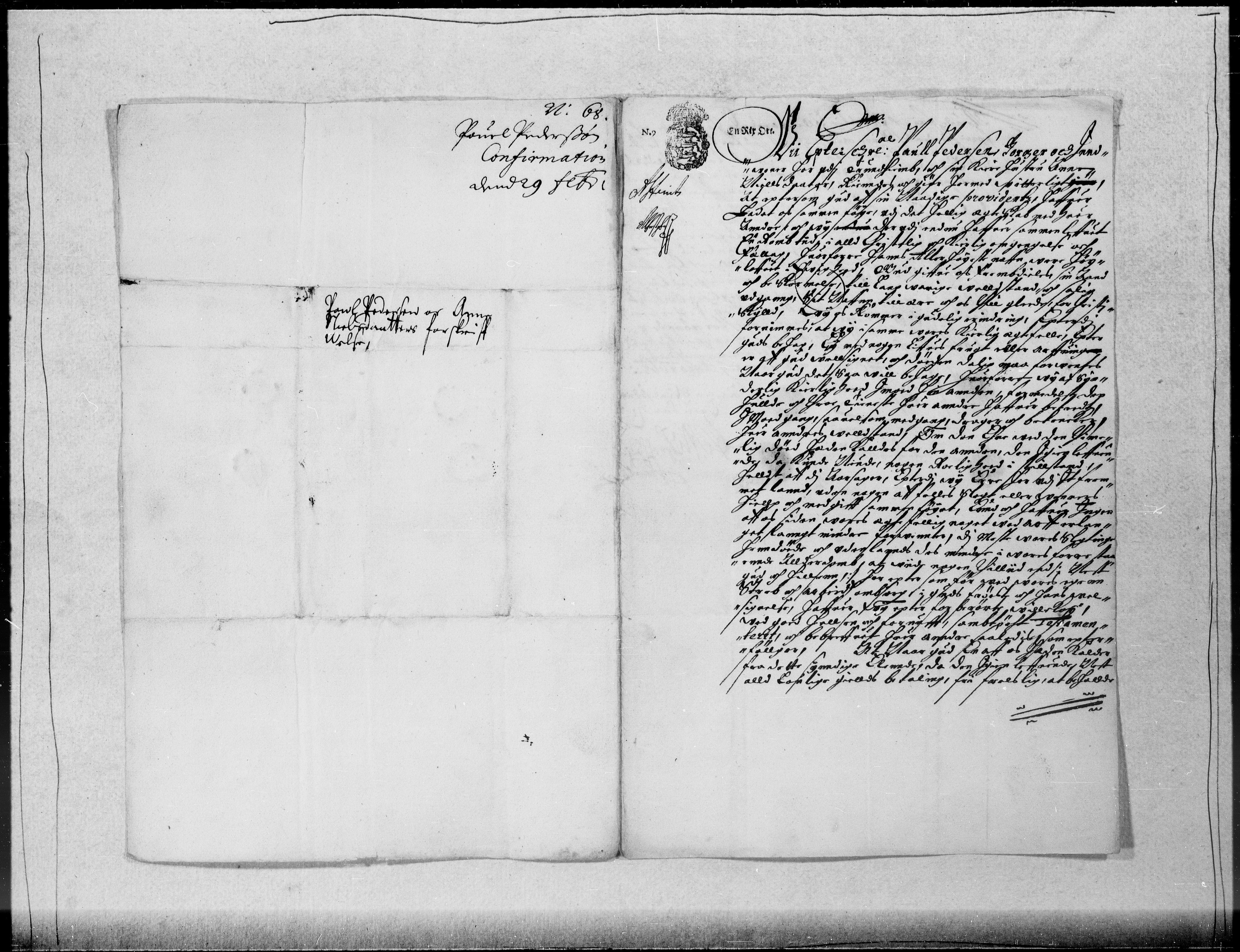 Danske Kanselli 1572-1799, RA/EA-3023/F/Fc/Fcc/Fcca/L0027: Norske innlegg 1572-1799, 1667-1669, p. 292