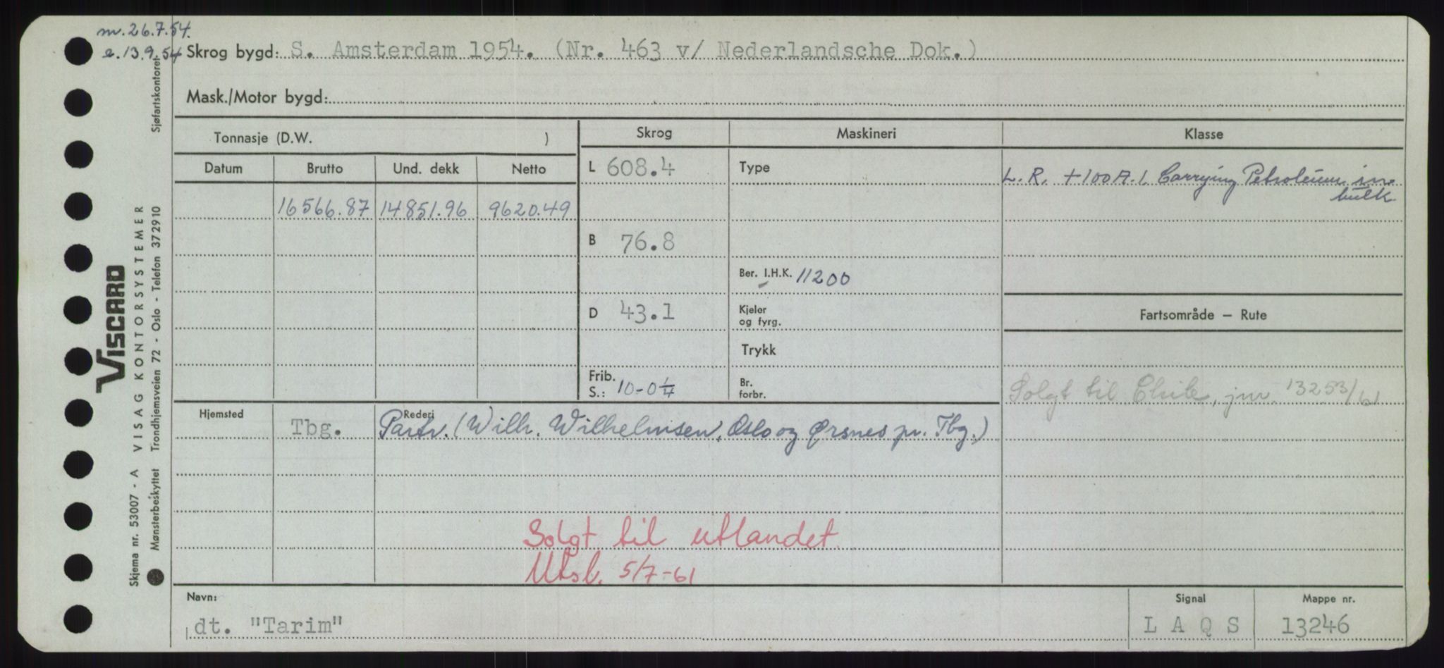 Sjøfartsdirektoratet med forløpere, Skipsmålingen, RA/S-1627/H/Hd/L0038: Fartøy, T-Th, p. 237