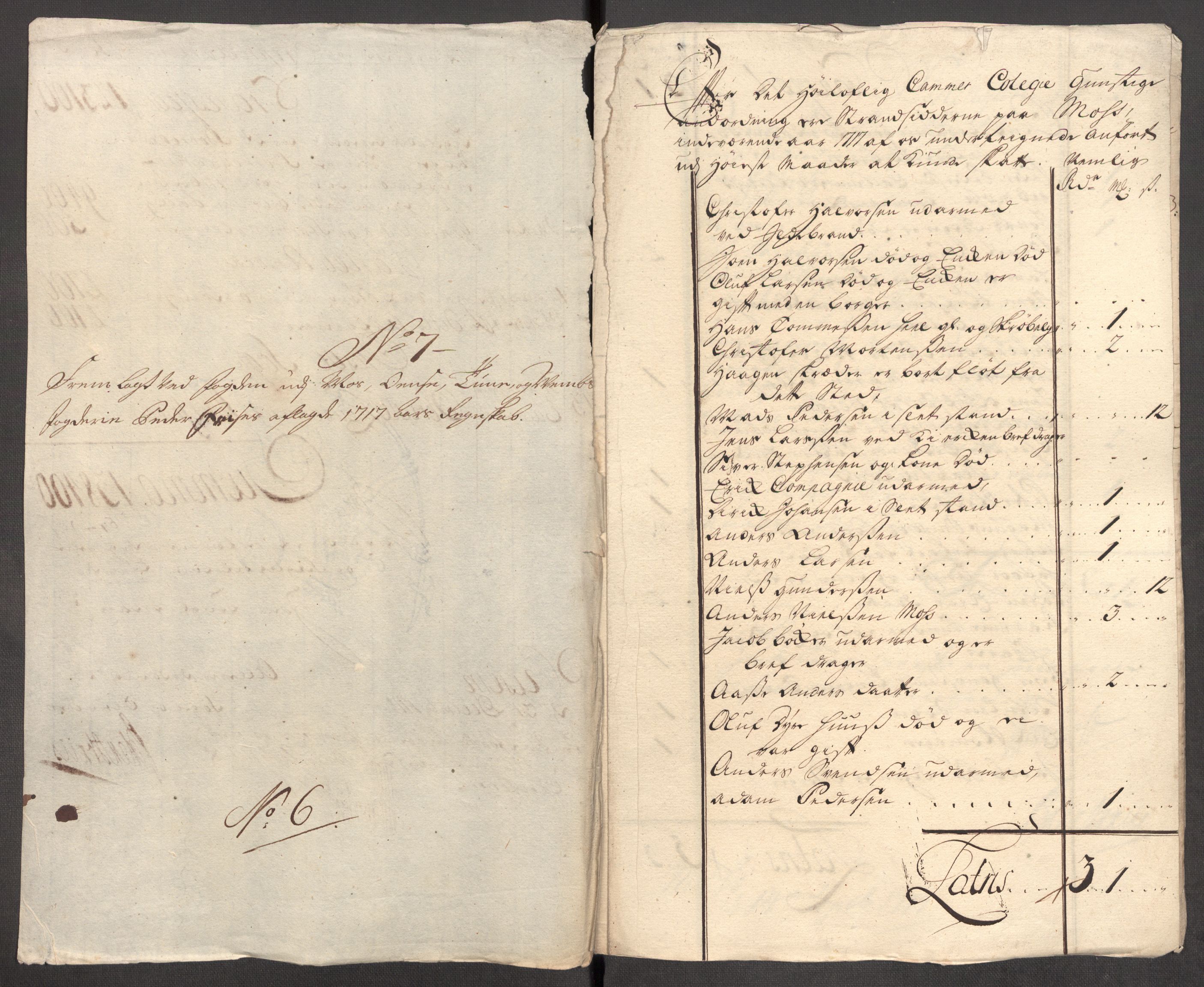 Rentekammeret inntil 1814, Reviderte regnskaper, Fogderegnskap, AV/RA-EA-4092/R04/L0141: Fogderegnskap Moss, Onsøy, Tune, Veme og Åbygge, 1717, p. 51