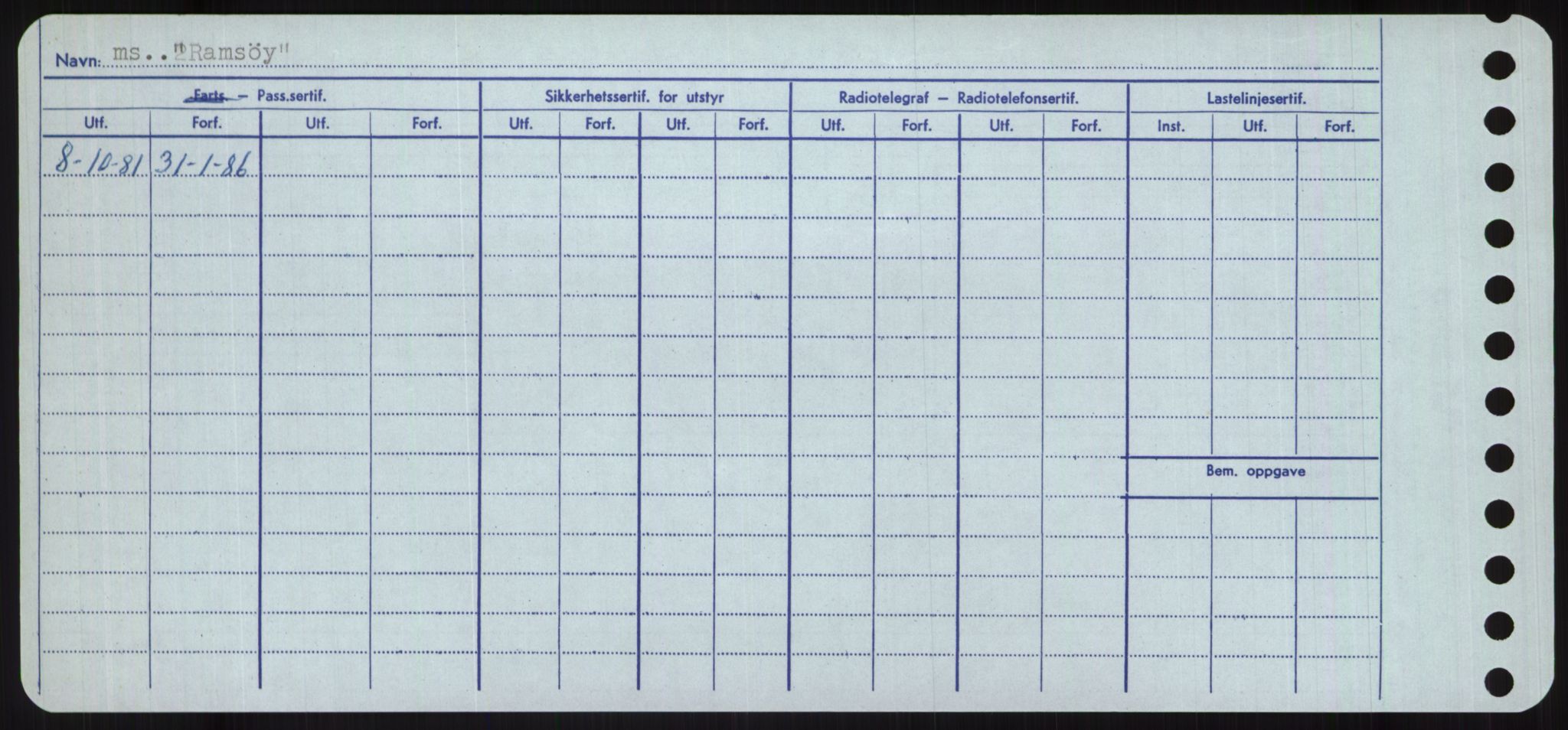 Sjøfartsdirektoratet med forløpere, Skipsmålingen, AV/RA-S-1627/H/Ha/L0004/0002: Fartøy, Mas-R / Fartøy, Odin-R, p. 506