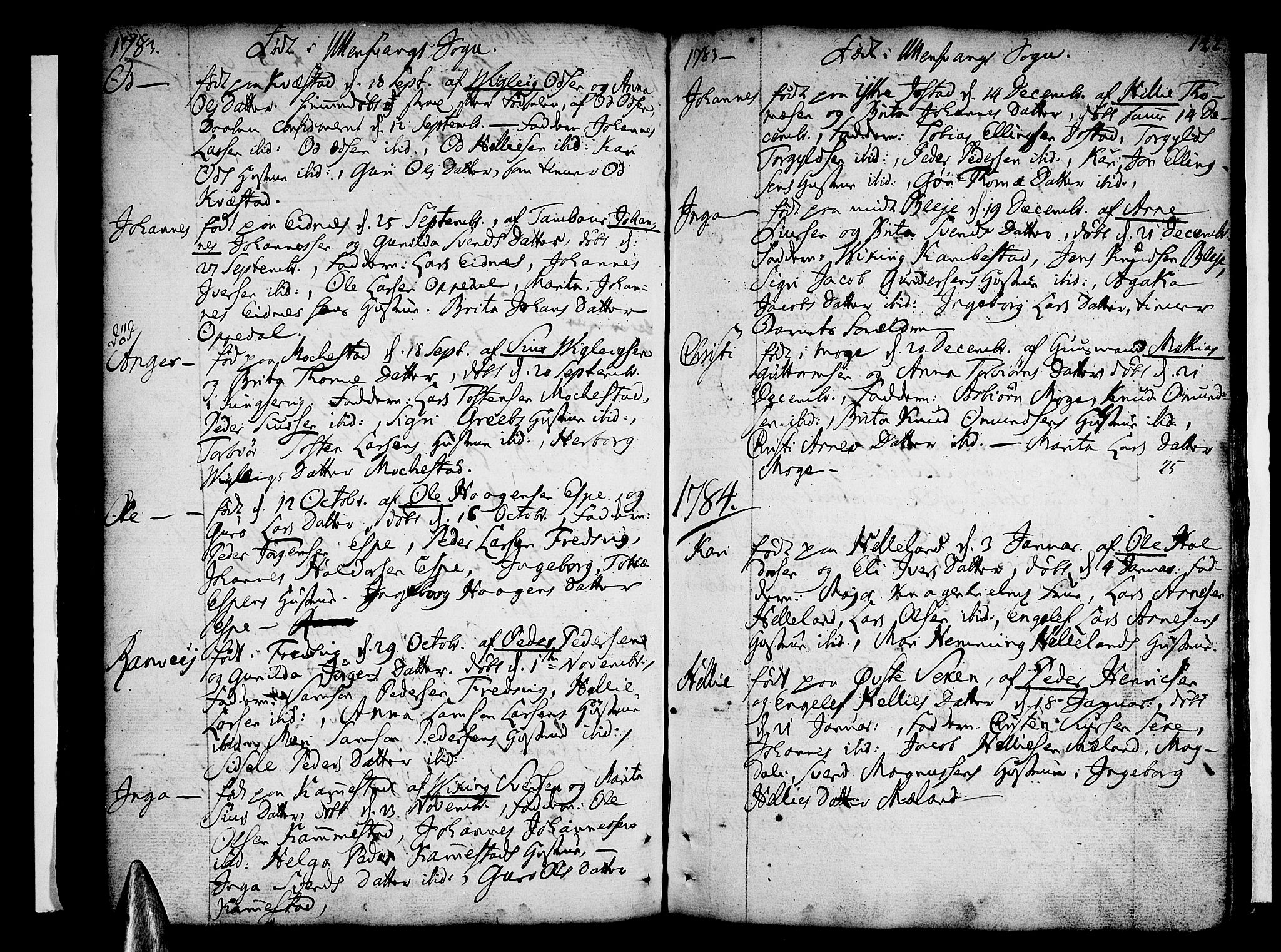 Ullensvang sokneprestembete, AV/SAB-A-78701/H/Haa: Parish register (official) no. A 6 /1, 1758-1788, p. 142