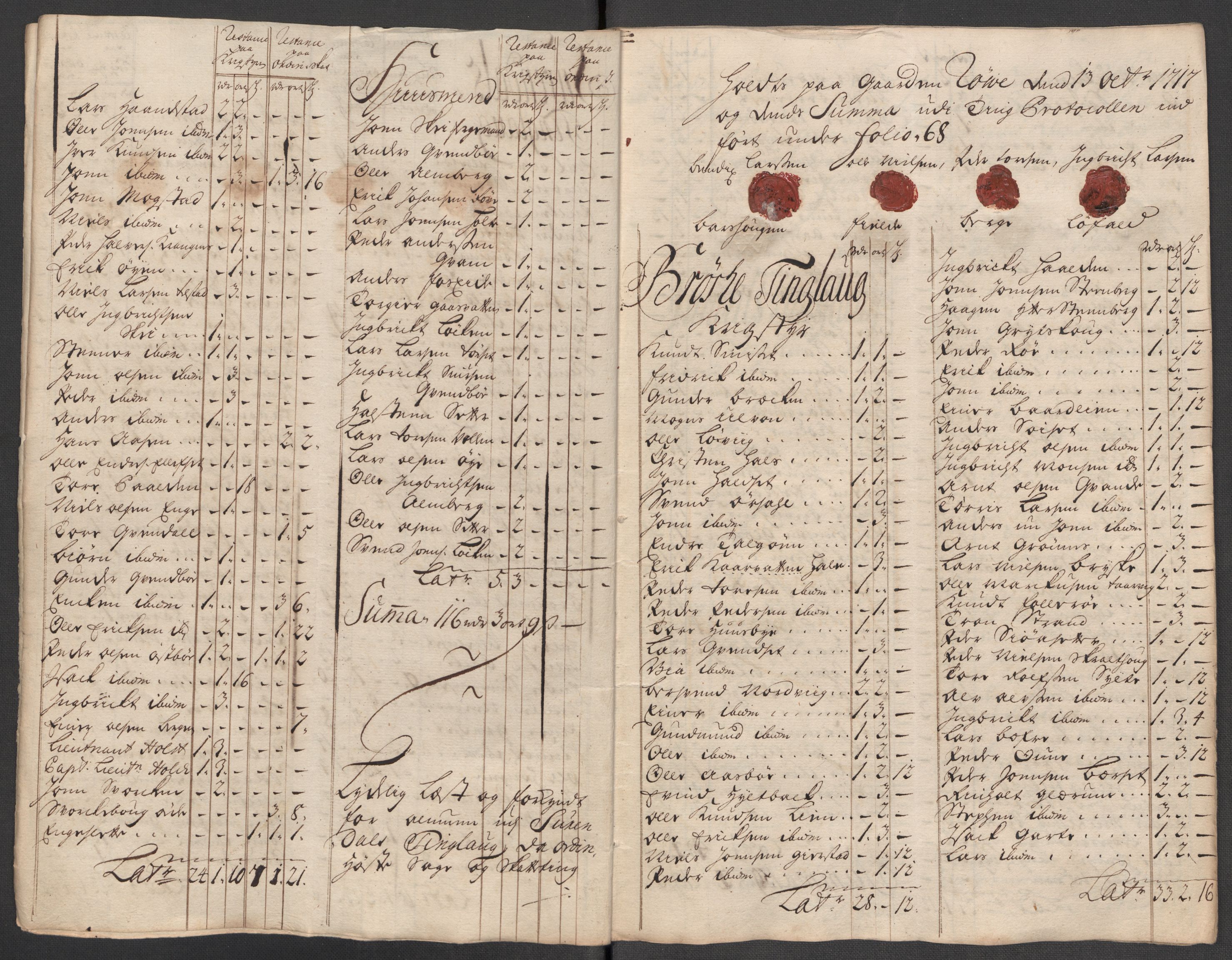 Rentekammeret inntil 1814, Reviderte regnskaper, Fogderegnskap, RA/EA-4092/R56/L3750: Fogderegnskap Nordmøre, 1717, p. 277