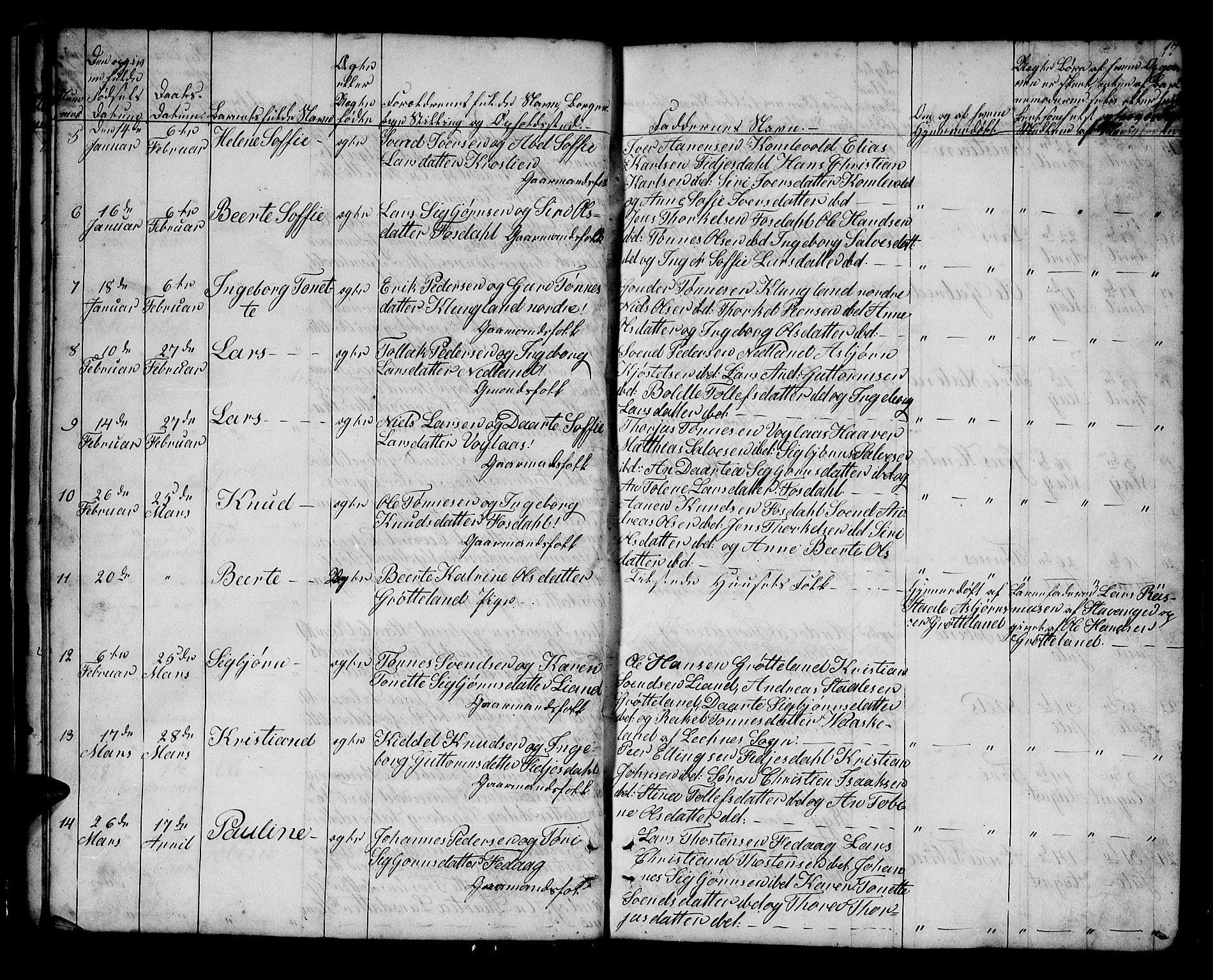 Bakke sokneprestkontor, AV/SAK-1111-0002/F/Fb/Fbb/L0002: Parish register (copy) no. B 2, 1849-1878, p. 17