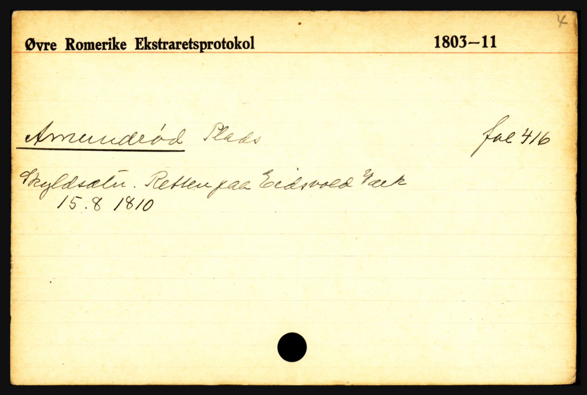 Statsarkivet i Oslo, AV/SAO-A-10621/Z/Zb/L0008: Eidsvoll (Amundrud - Åsgård), p. 4