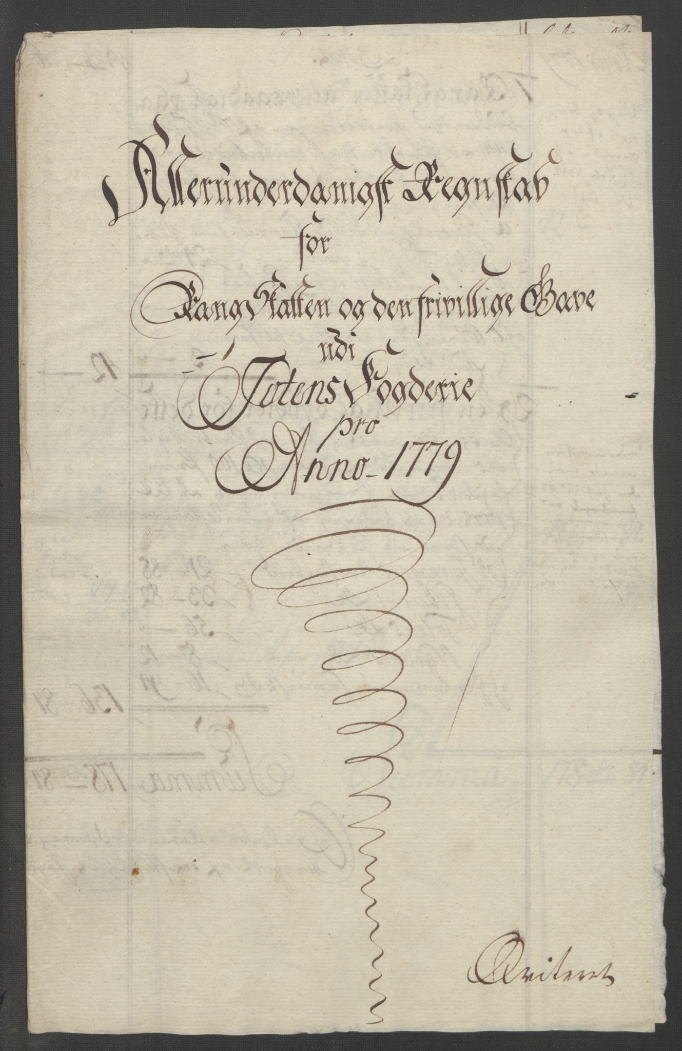 Rentekammeret inntil 1814, Reviderte regnskaper, Fogderegnskap, RA/EA-4092/R19/L1399: Fogderegnskap Toten, Hadeland og Vardal, 1762-1783, p. 496