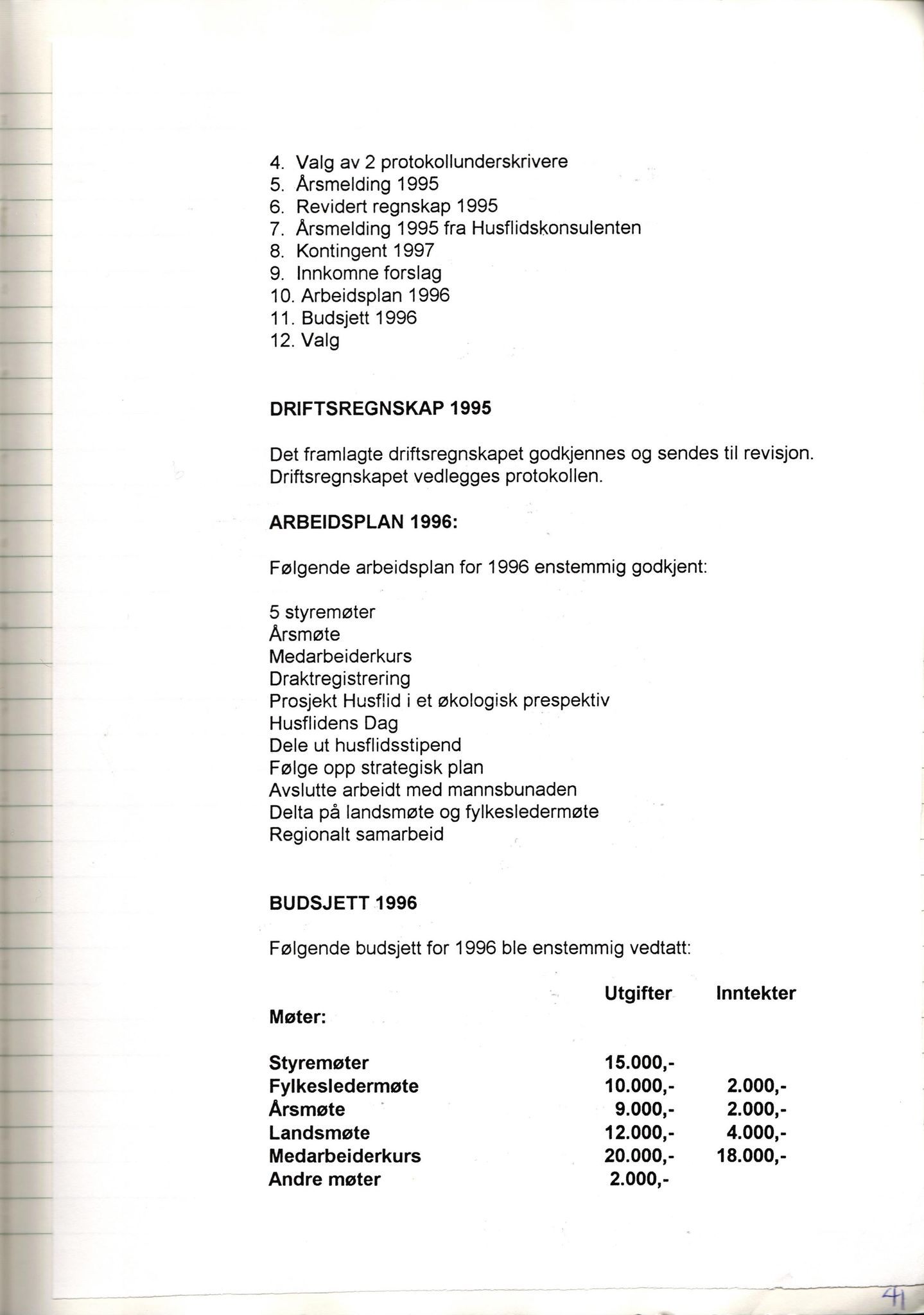 Finnmark Husflidslag, FMFB/A-1134/A/L0004: Møtebok, 1995-2000, p. 45