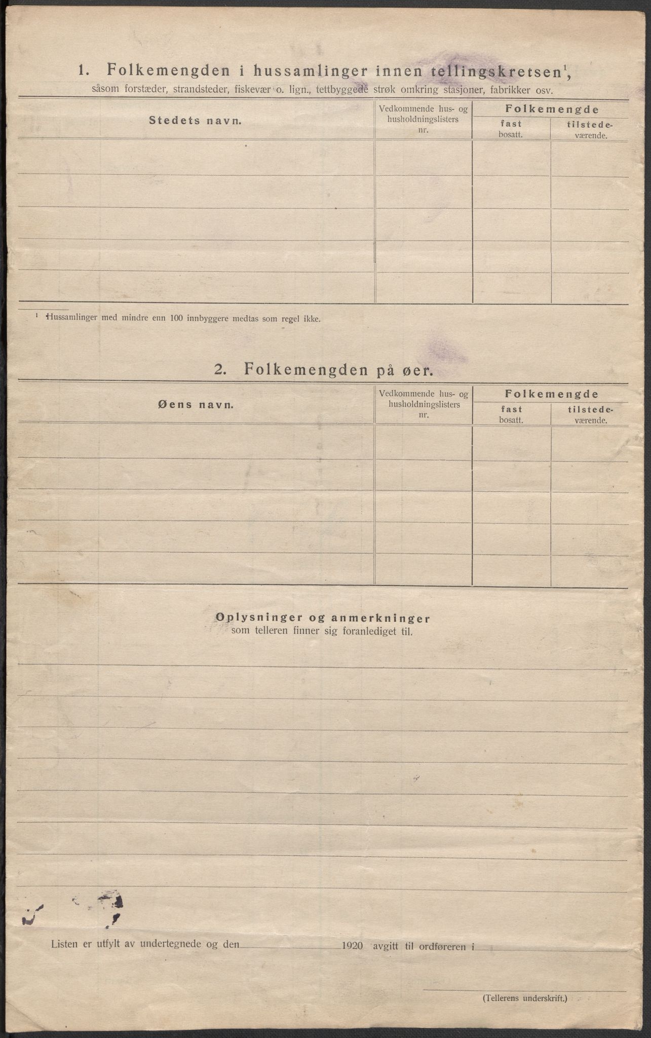 SAB, 1920 census for Selje, 1920, p. 60