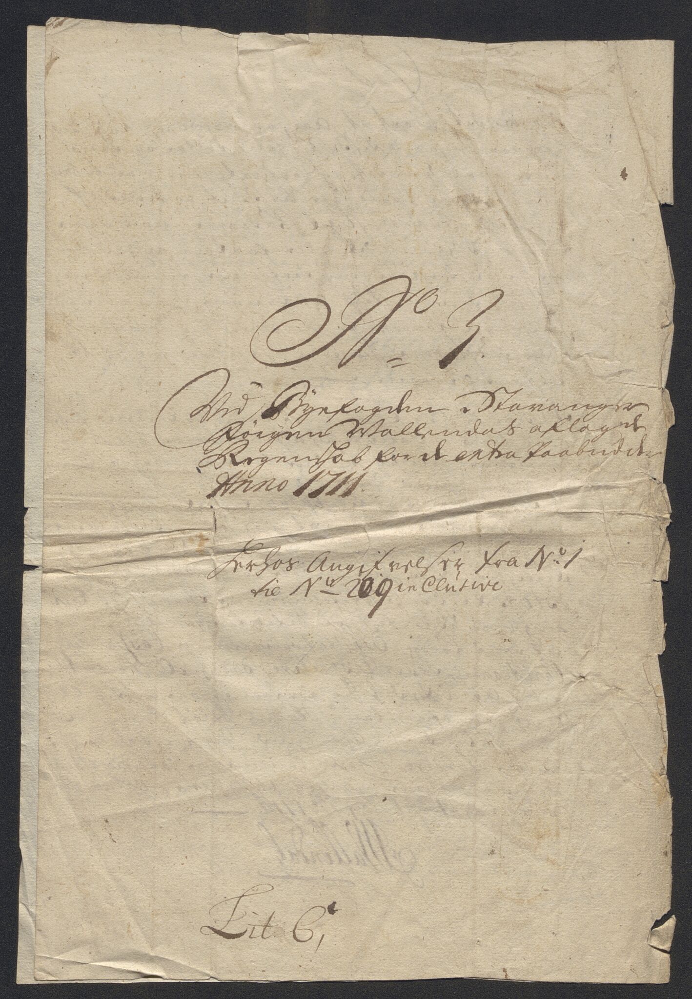 Rentekammeret inntil 1814, Reviderte regnskaper, Byregnskaper, AV/RA-EA-4066/R/Ro/L0302: [O4] Kontribusjonsregnskap, 1687-1711, p. 370