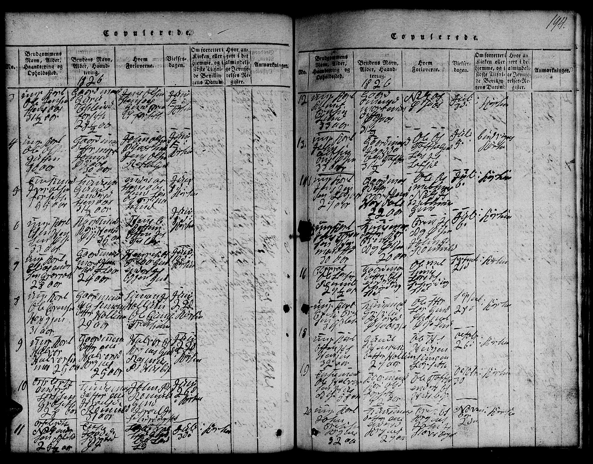 Ministerialprotokoller, klokkerbøker og fødselsregistre - Sør-Trøndelag, SAT/A-1456/691/L1092: Parish register (copy) no. 691C03, 1816-1852, p. 194