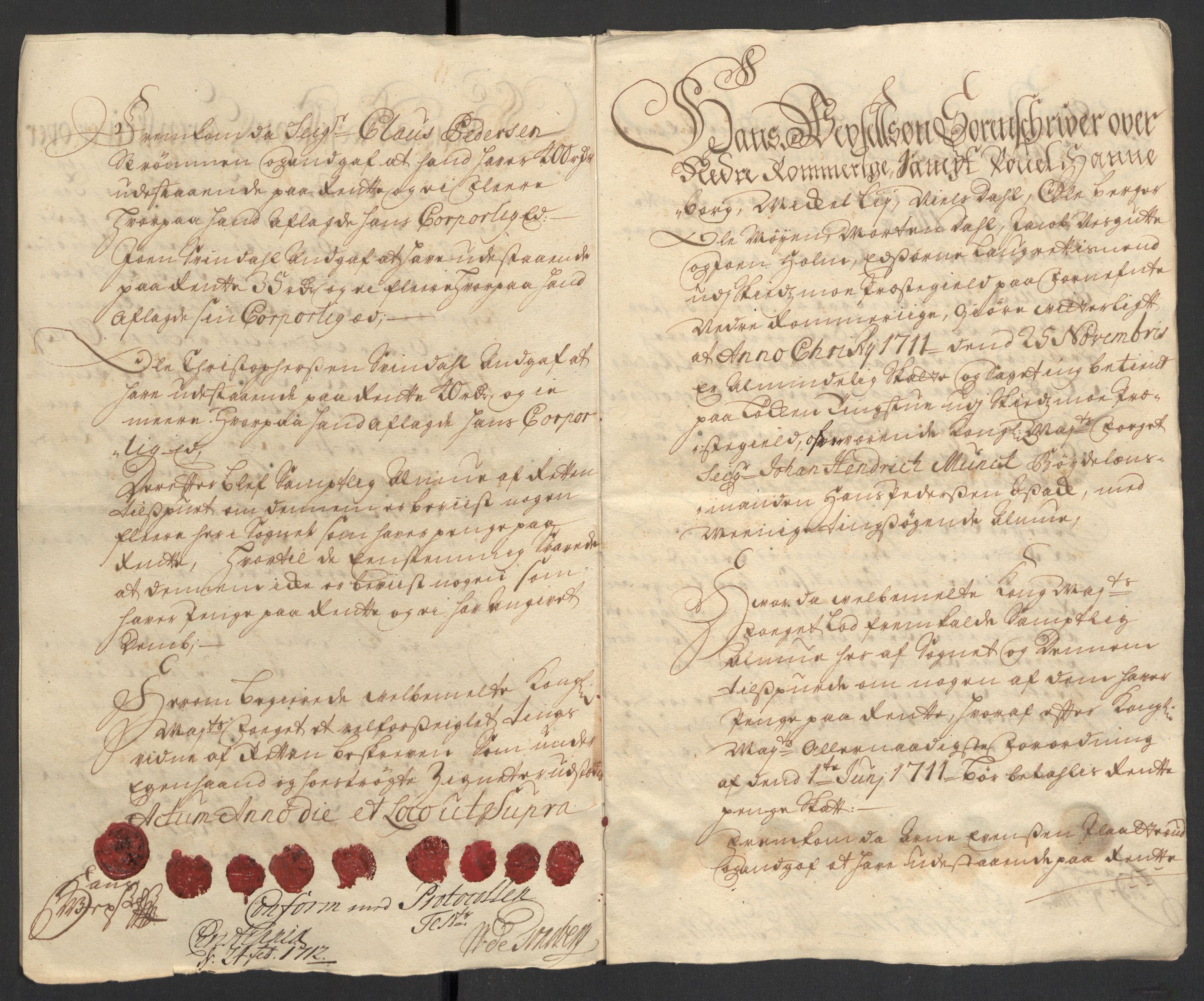 Rentekammeret inntil 1814, Reviderte regnskaper, Fogderegnskap, AV/RA-EA-4092/R11/L0592: Fogderegnskap Nedre Romerike, 1710-1711, p. 413