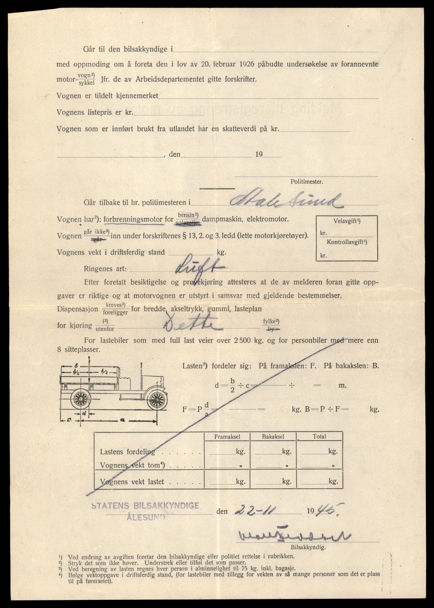Møre og Romsdal vegkontor - Ålesund trafikkstasjon, AV/SAT-A-4099/F/Fe/L0001: Registreringskort for kjøretøy T 3 - T 127, 1927-1998, p. 58