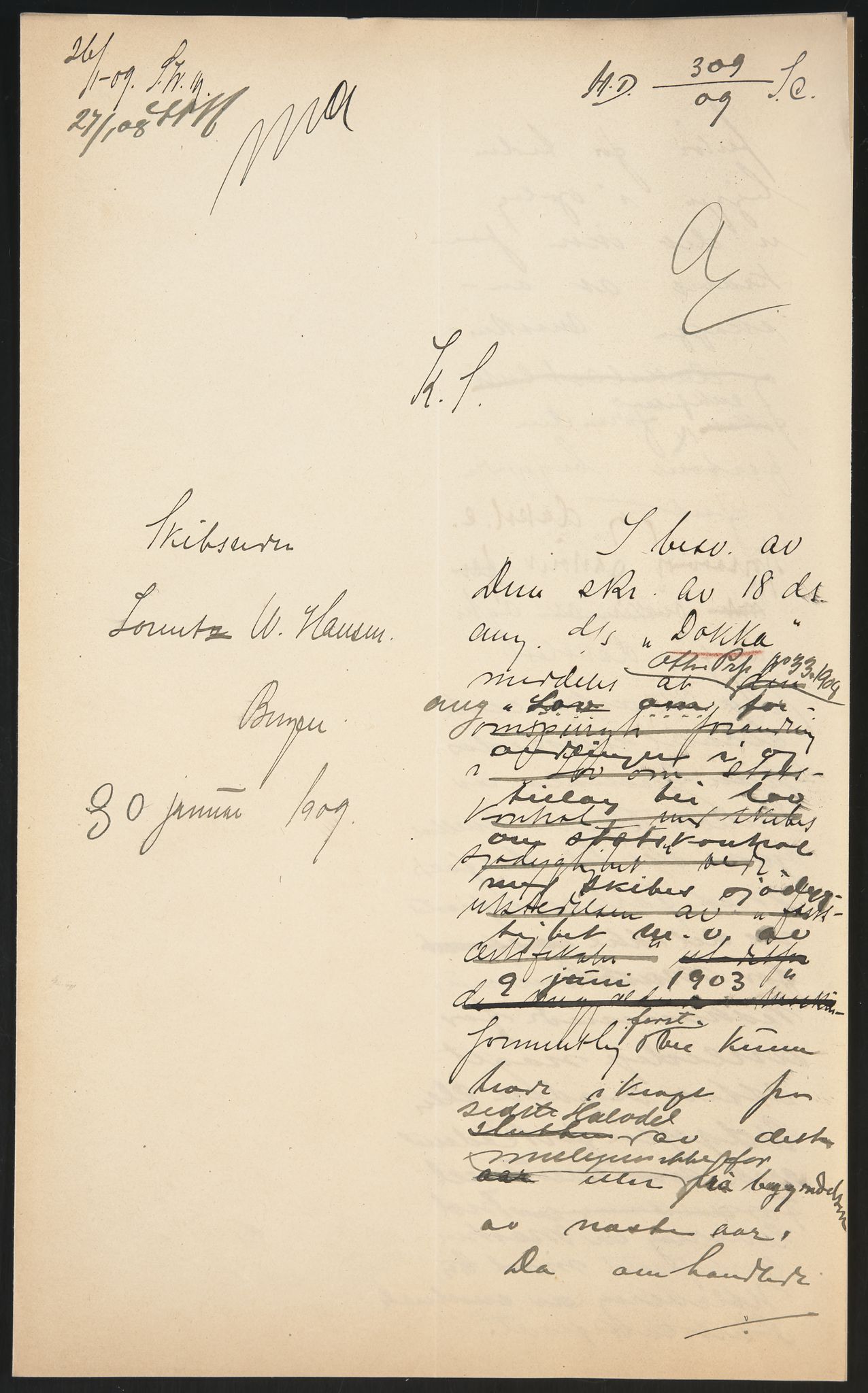 Sjøfartsdirektoratet med forløpere, skipsmapper slettede skip, AV/RA-S-4998/F/Fa/L0245: --, 1876-1919, p. 174