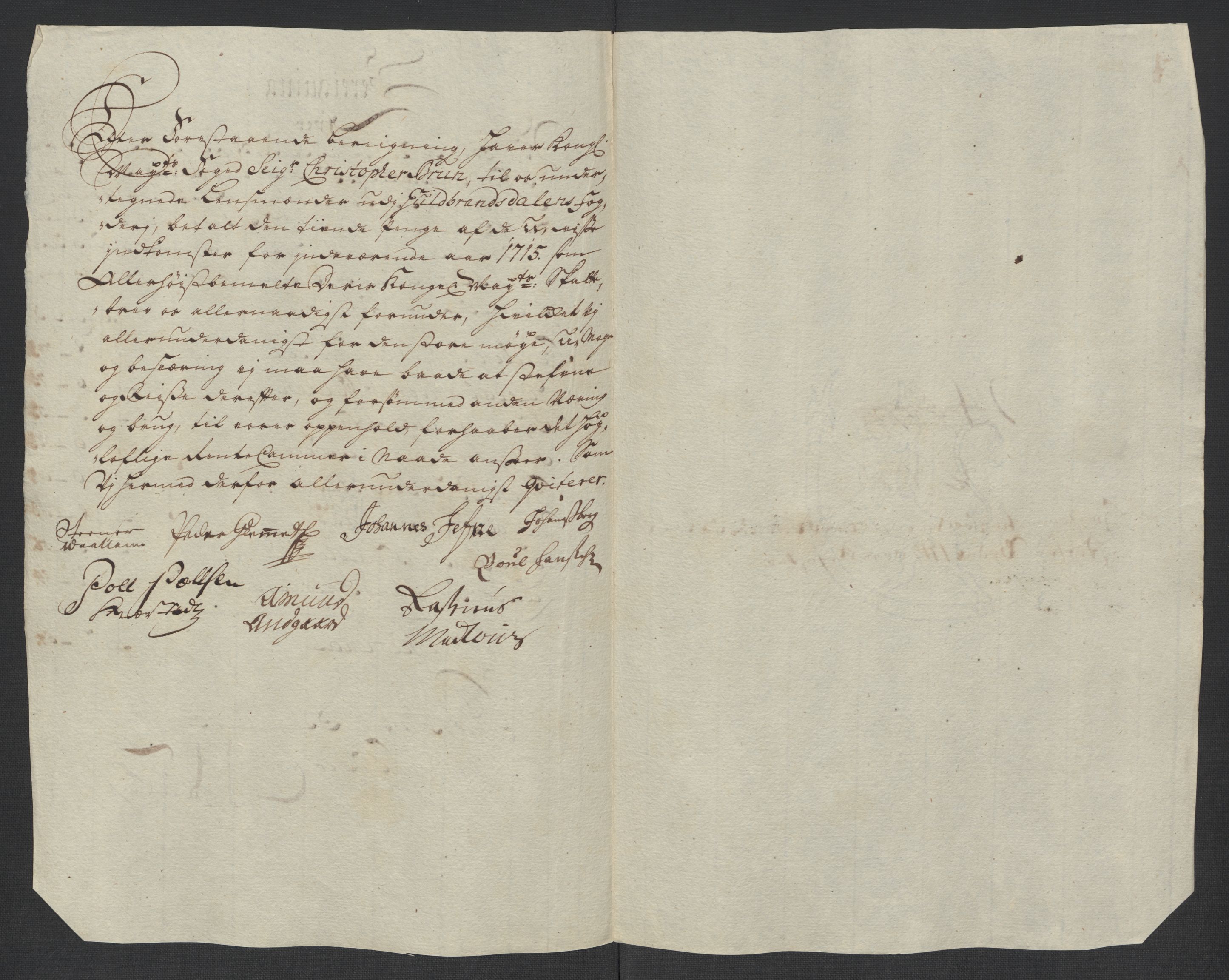 Rentekammeret inntil 1814, Reviderte regnskaper, Fogderegnskap, AV/RA-EA-4092/R17/L1184: Fogderegnskap Gudbrandsdal, 1715, p. 199