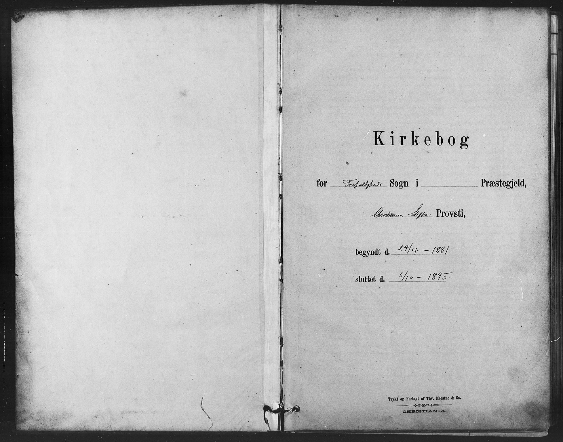 Trefoldighet prestekontor Kirkebøker, SAO/A-10882/F/Fb/L0003: Parish register (official) no. II 3, 1881-1895