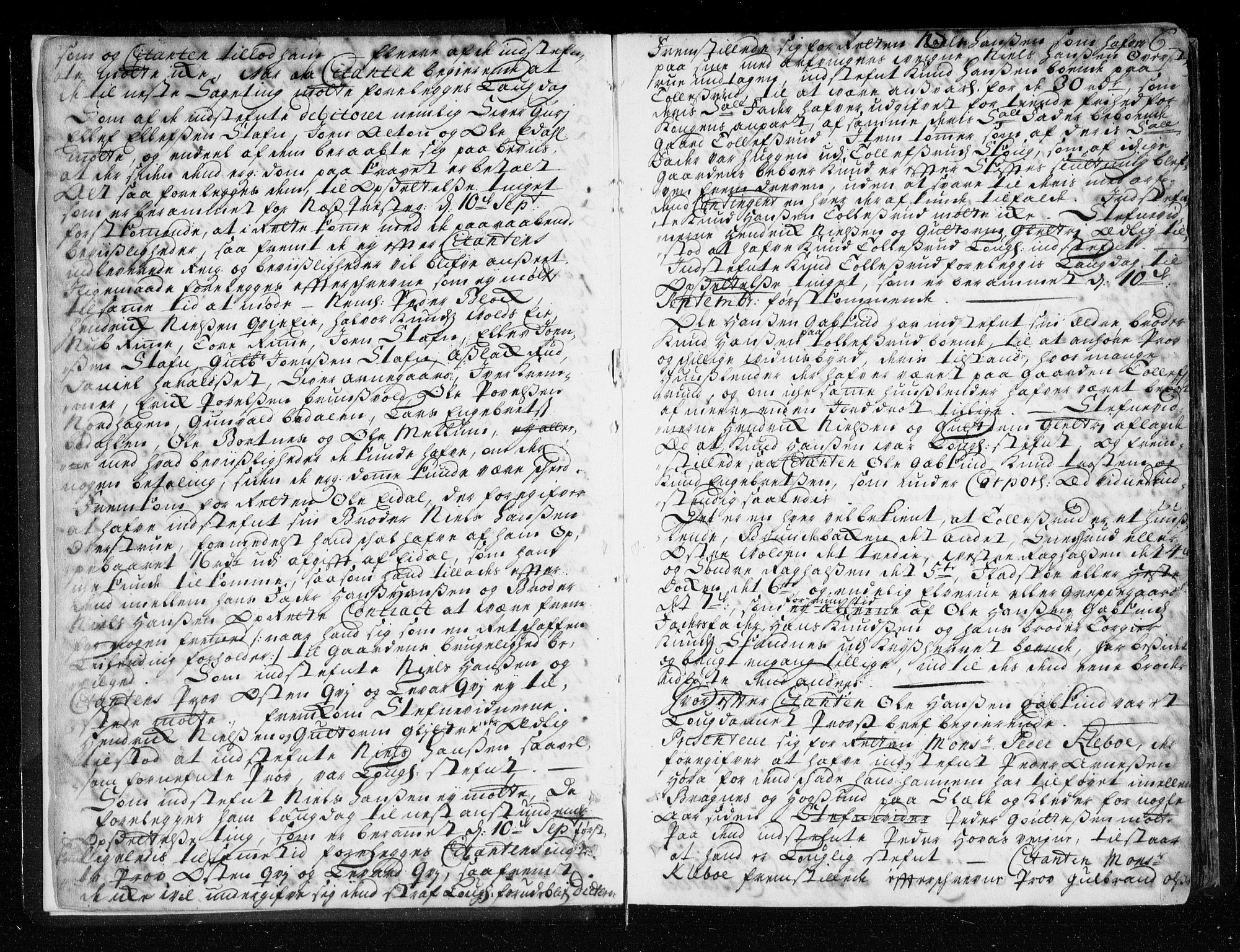 Ringerike og Hallingdal sorenskriveri, AV/SAKO-A-81/F/Fa/Faa/L0028: Tingbok, 1716-1719, p. 6