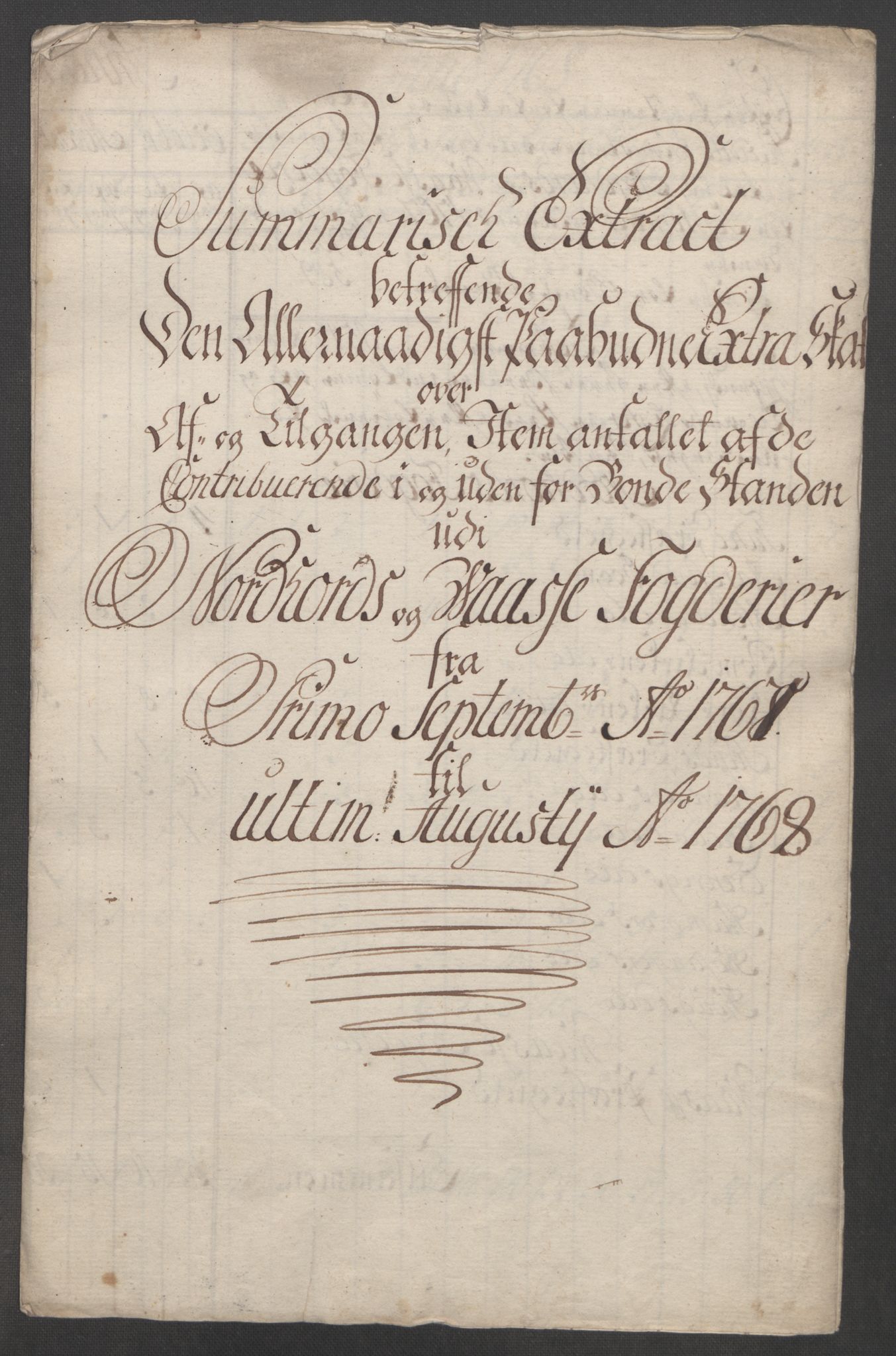 Rentekammeret inntil 1814, Reviderte regnskaper, Fogderegnskap, RA/EA-4092/R51/L3303: Ekstraskatten Nordhordland og Voss, 1762-1772, p. 174
